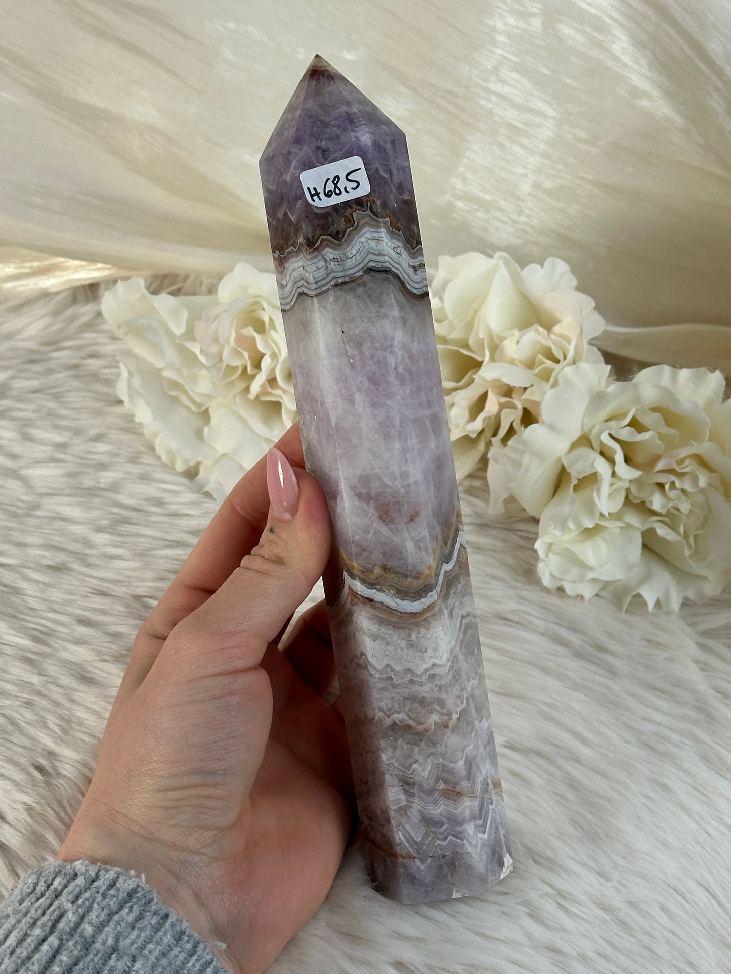 XL Amethyst x Achat Turm H68,5