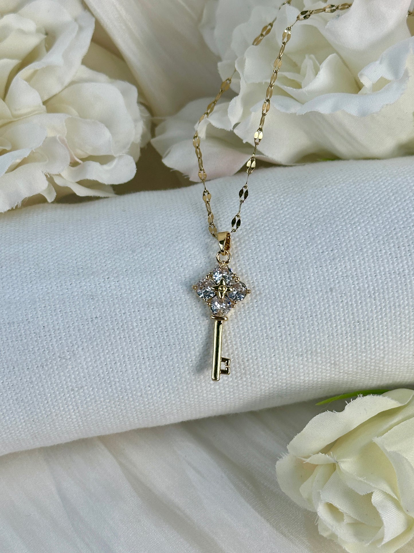 Gold Schlüssel Kette MRK28