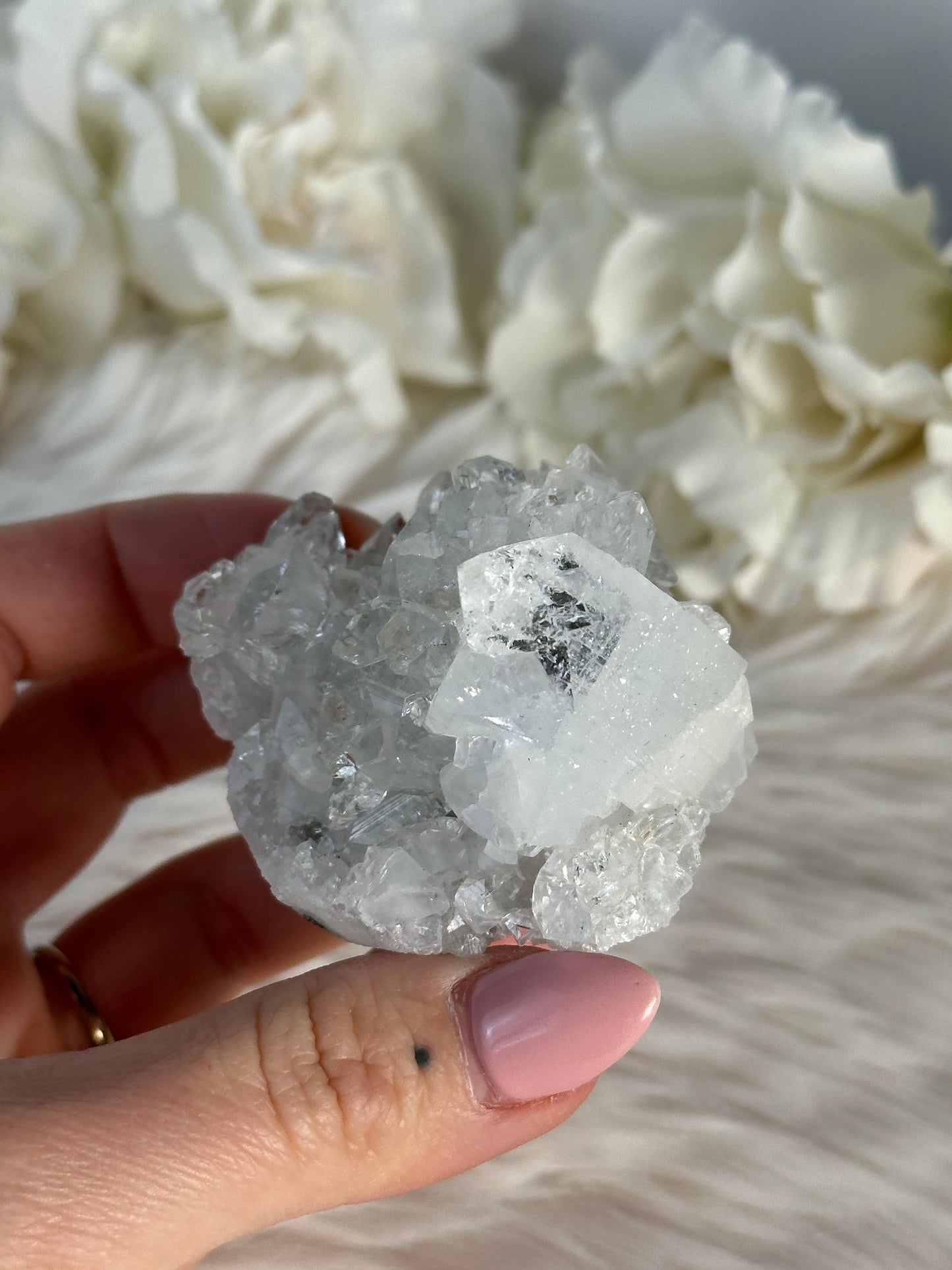Diamant Apophyllit Cluster EU68