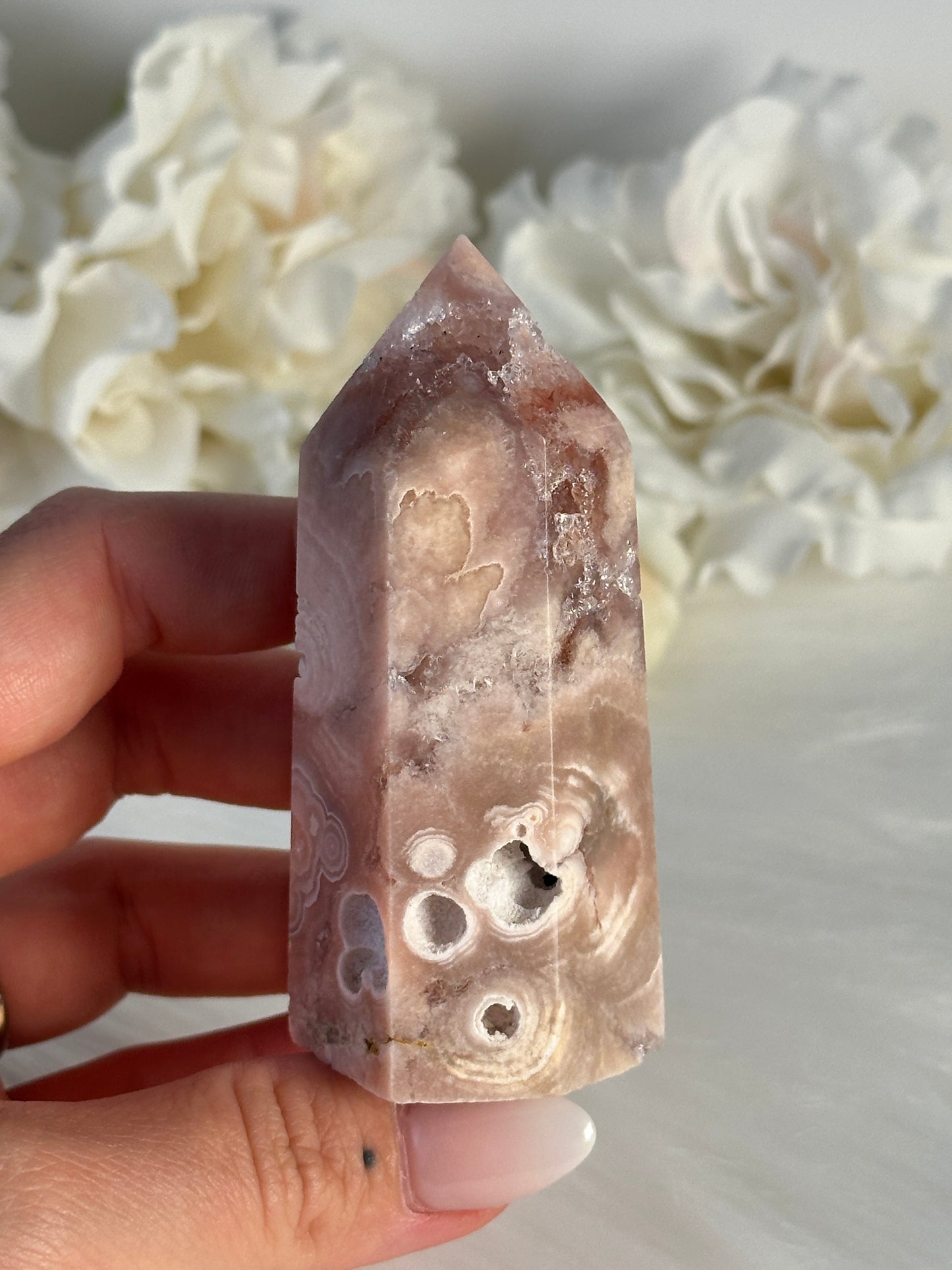 HQ Pinker Amethyst Turm HP38