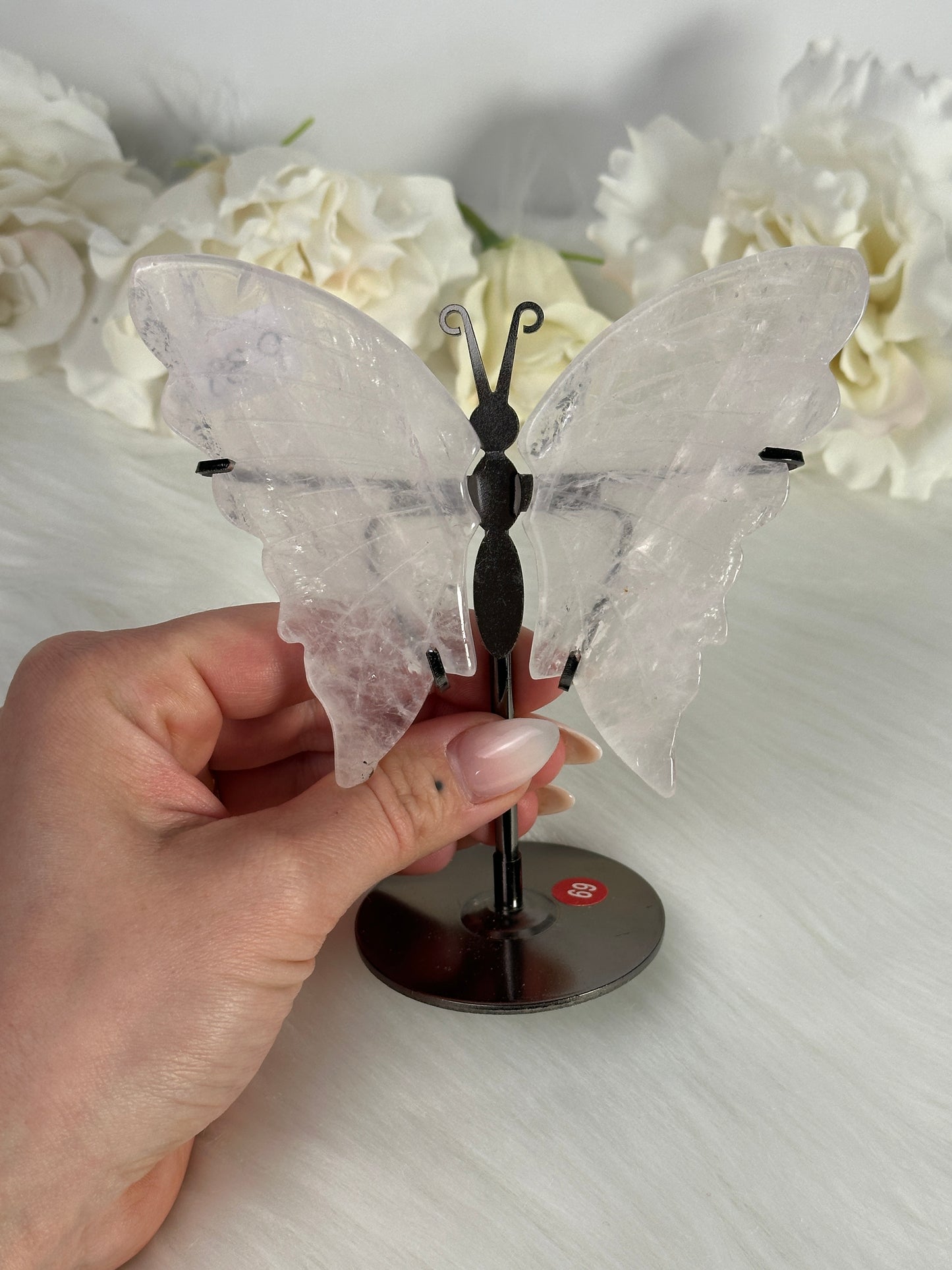 Rosenquarz Schmetterling P39