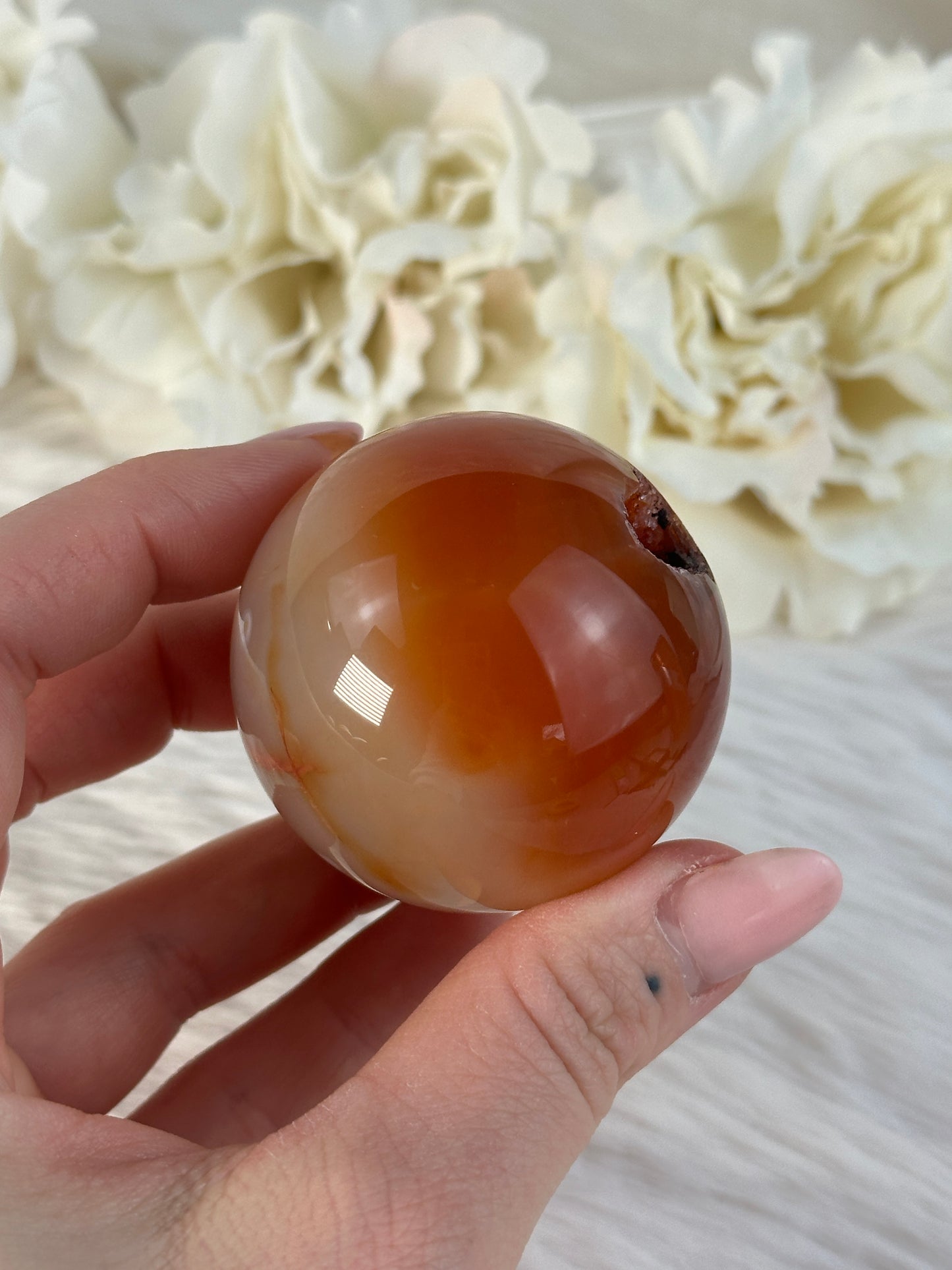 Druzy Karneol Kugel O44