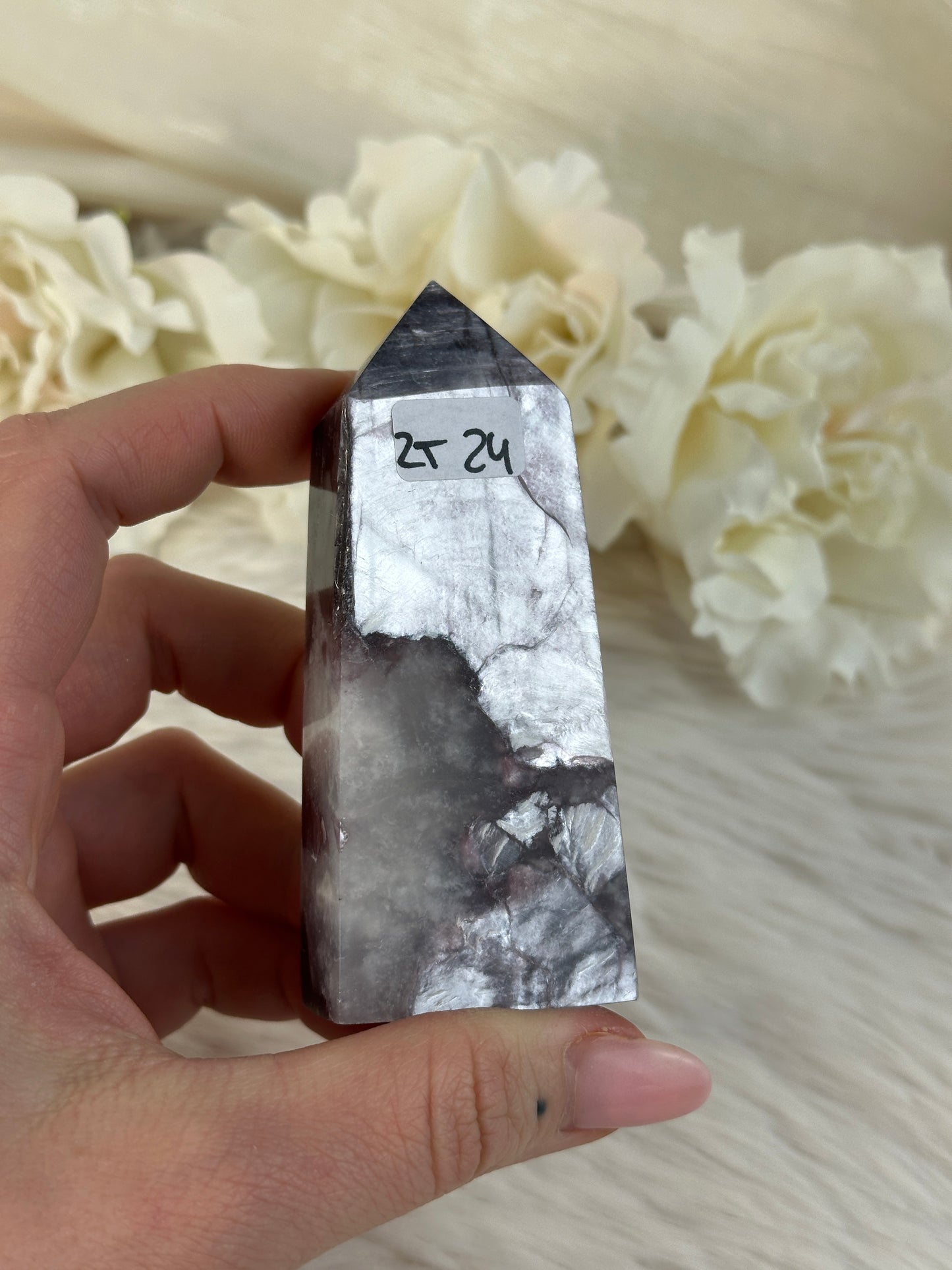 Gem Lepidolith Turm ZT24