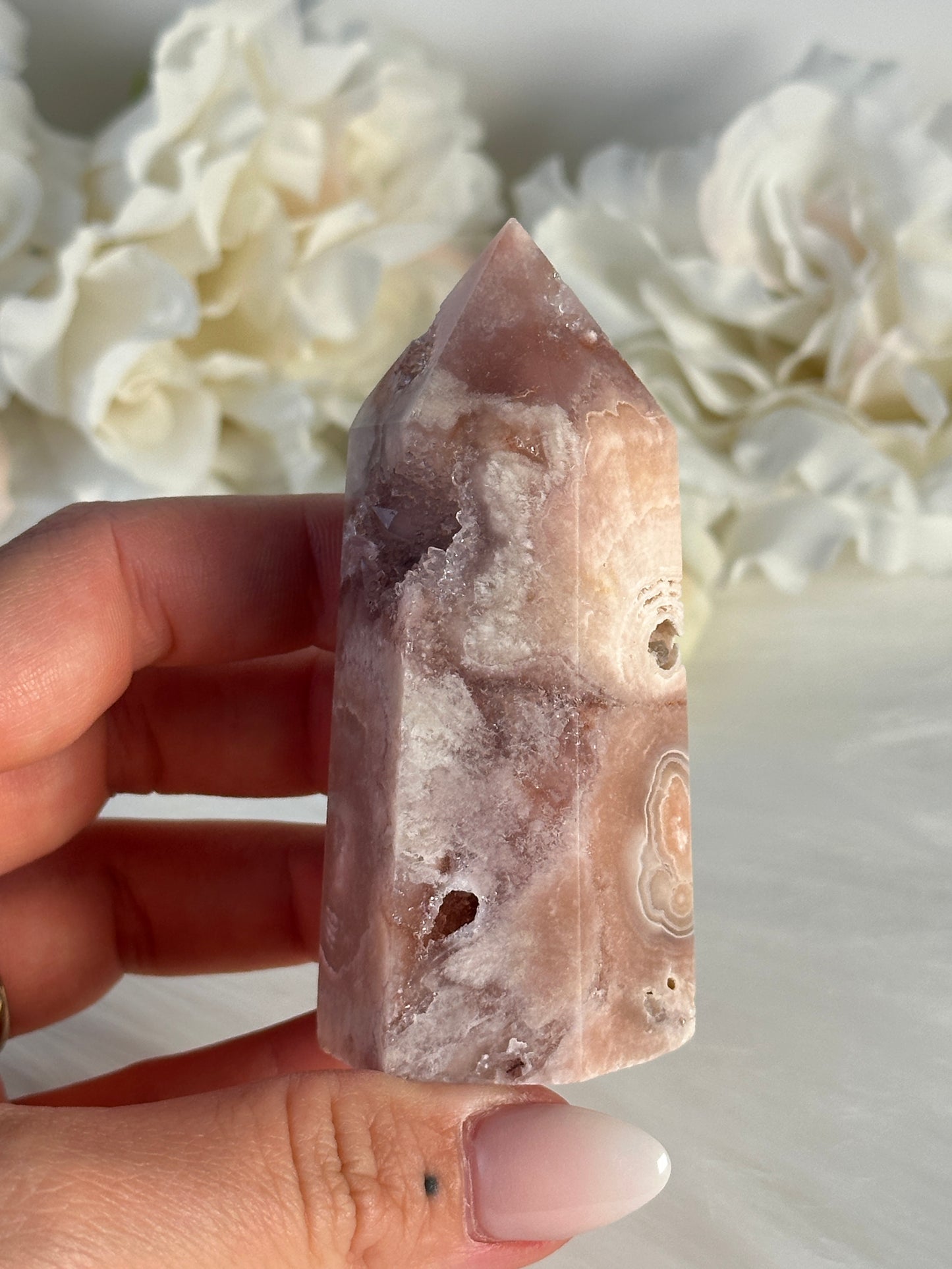HQ Pinker Amethyst Turm HP38