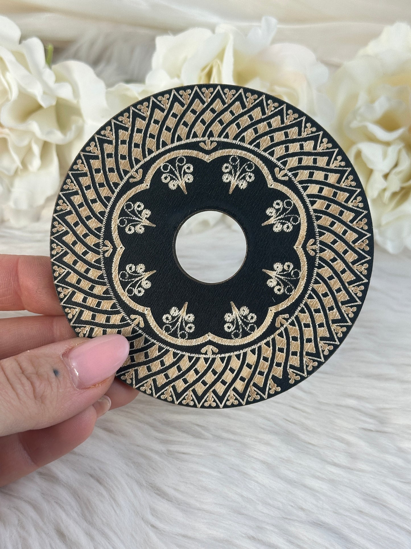Holzkugelhalter Mandala RM3,8