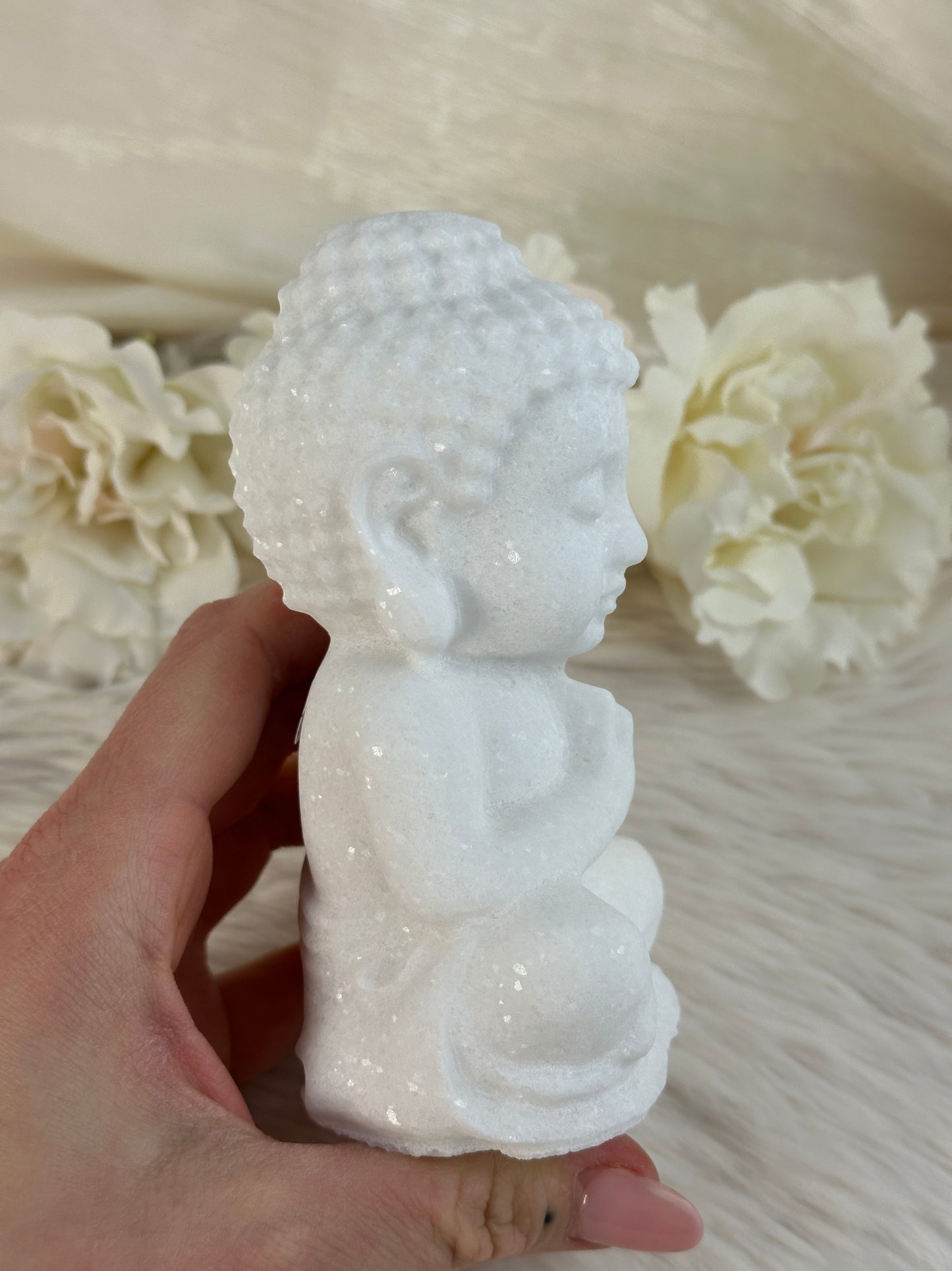 Milchquarz Buddha GK65