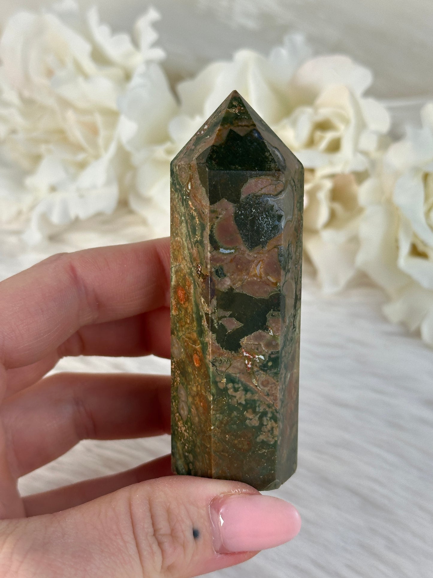 Regenwald Jaspis Turm Y17,1