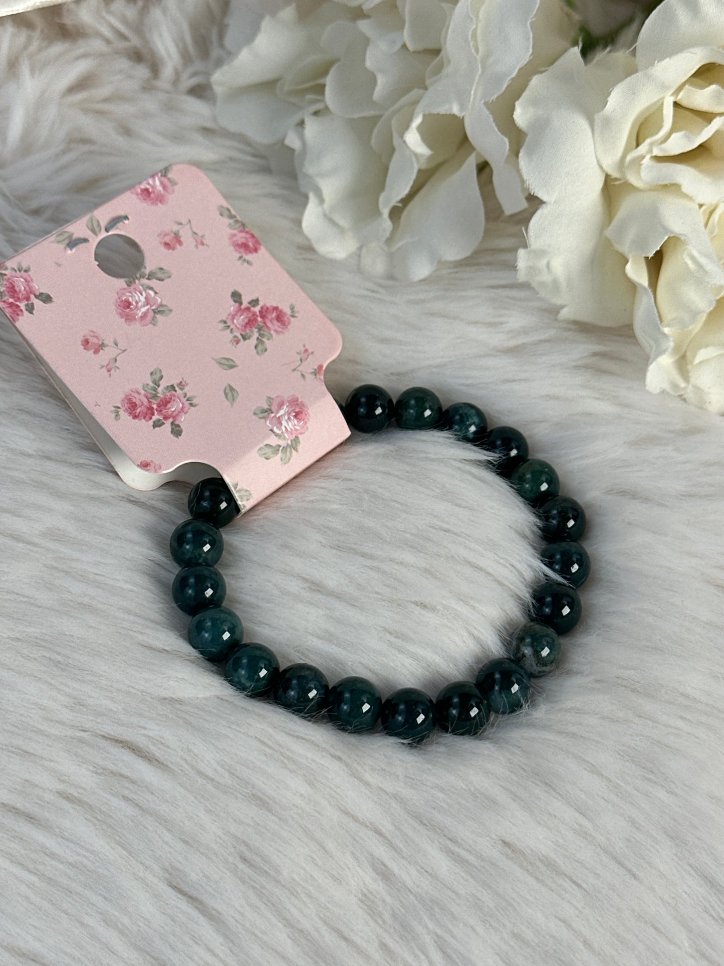 Moosachat Armband 8mm MS16,5