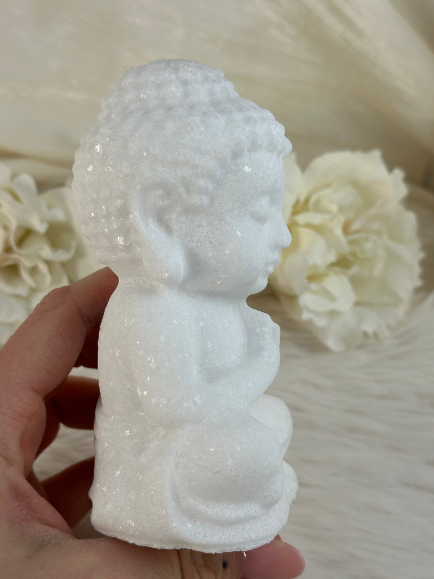 Milchquarz Buddha HK65