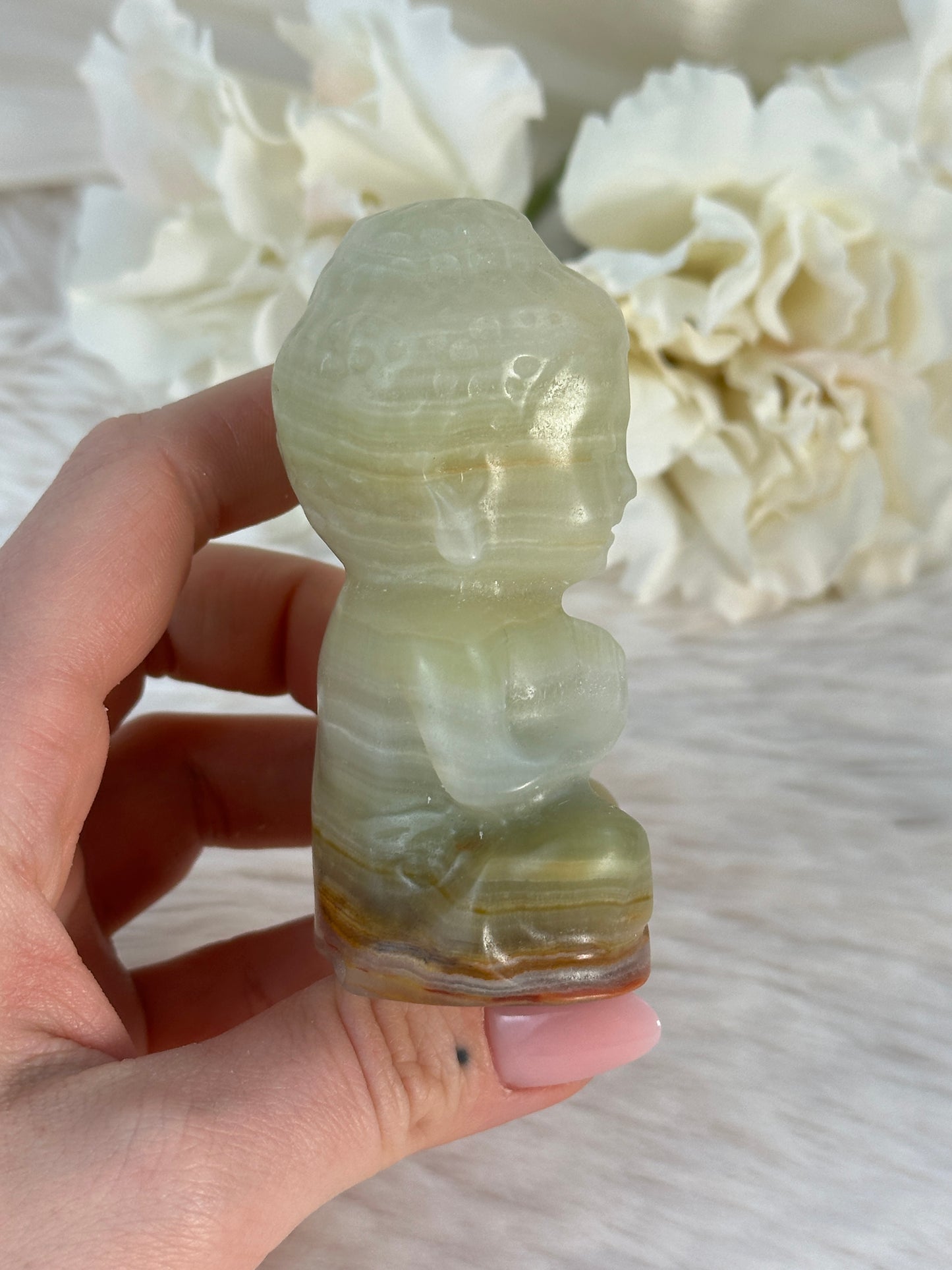 Grüner Onyx Buddha GU28