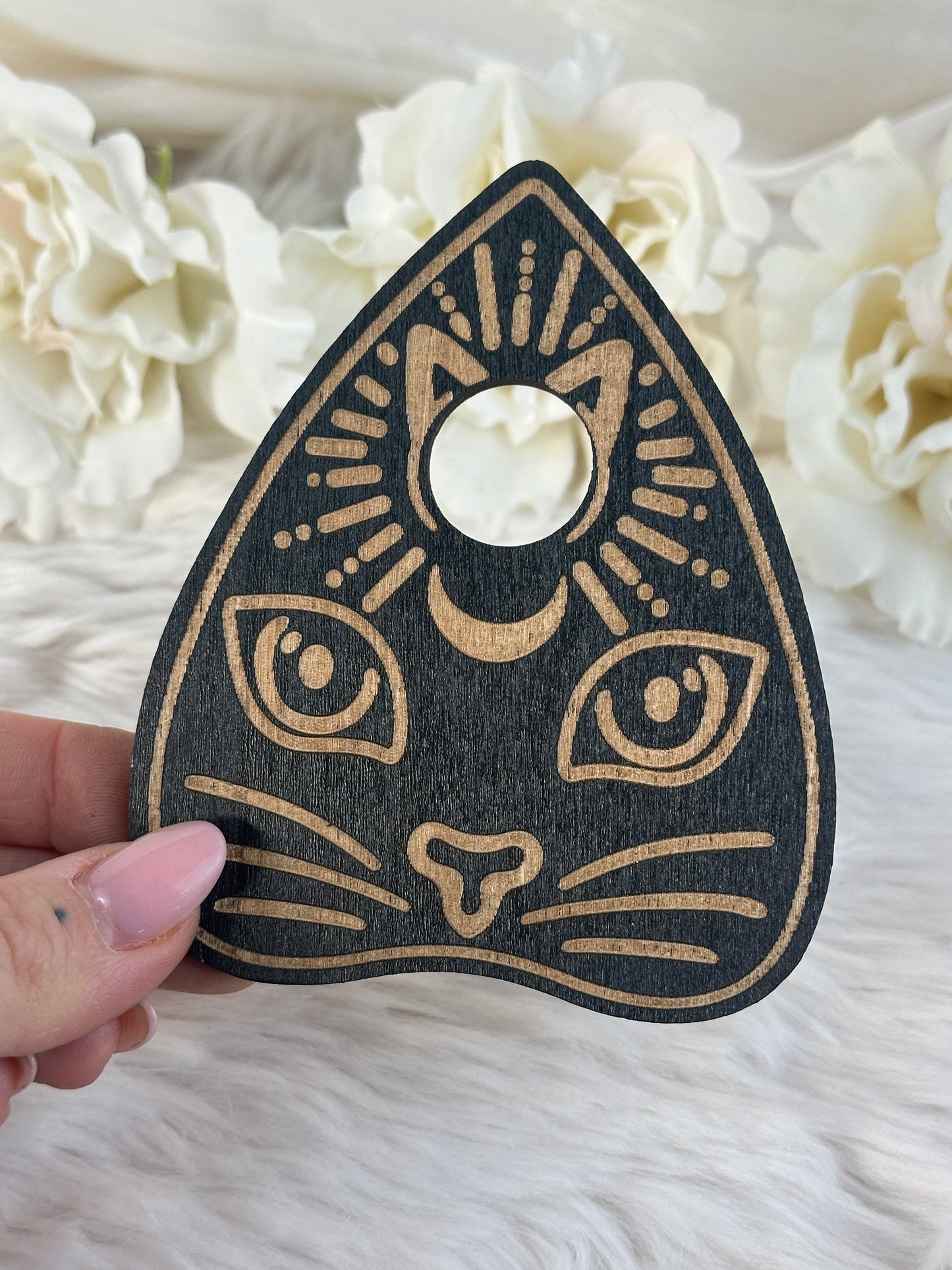 Holzkugelhalter Katze VA3,8