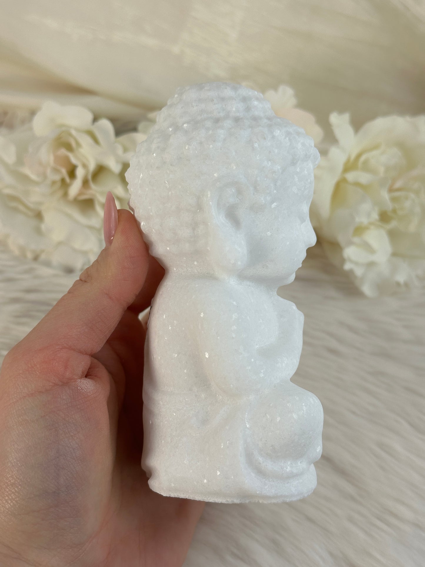 Milchquarz Buddha KK65