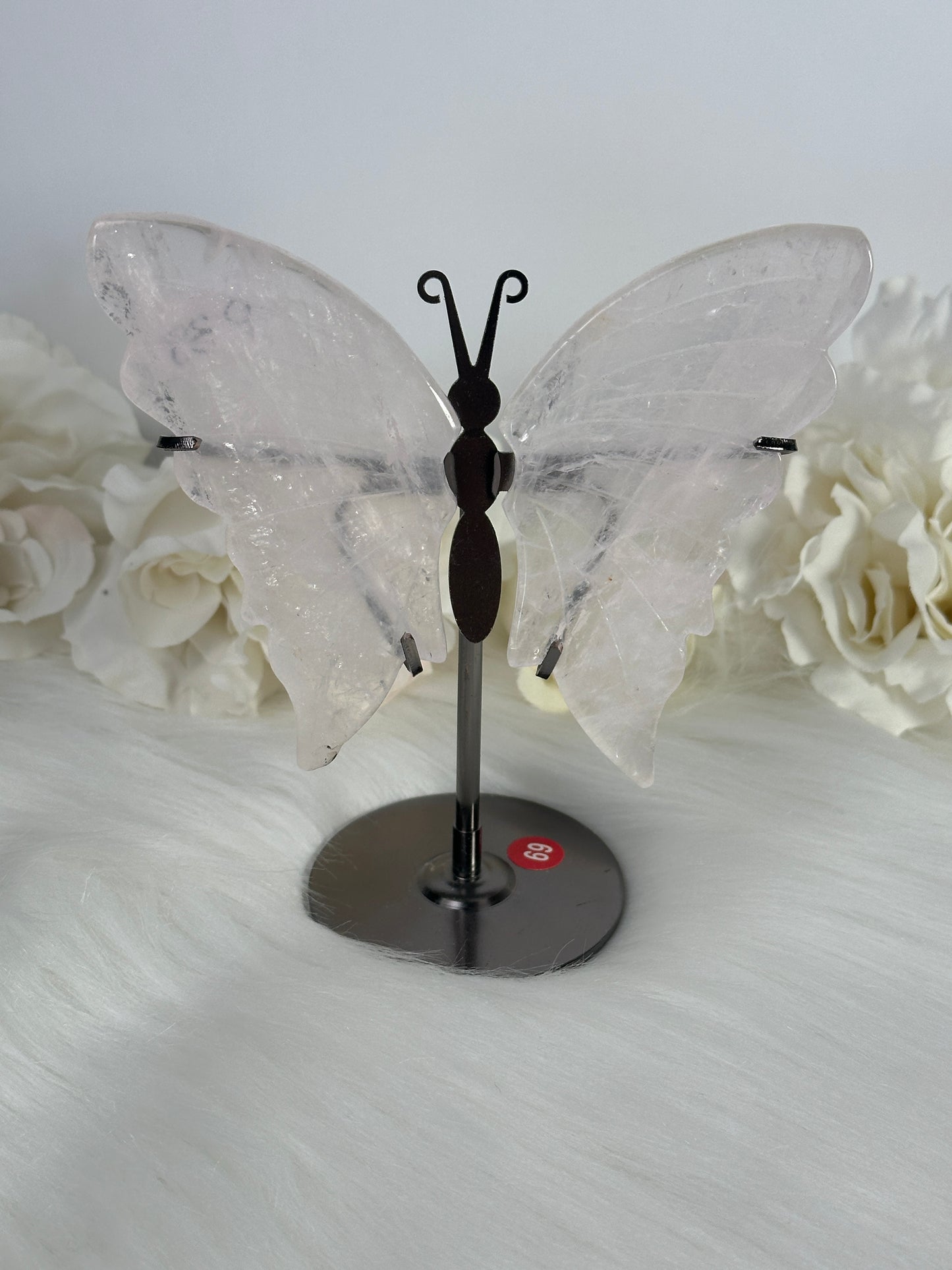 Rosenquarz Schmetterling P39