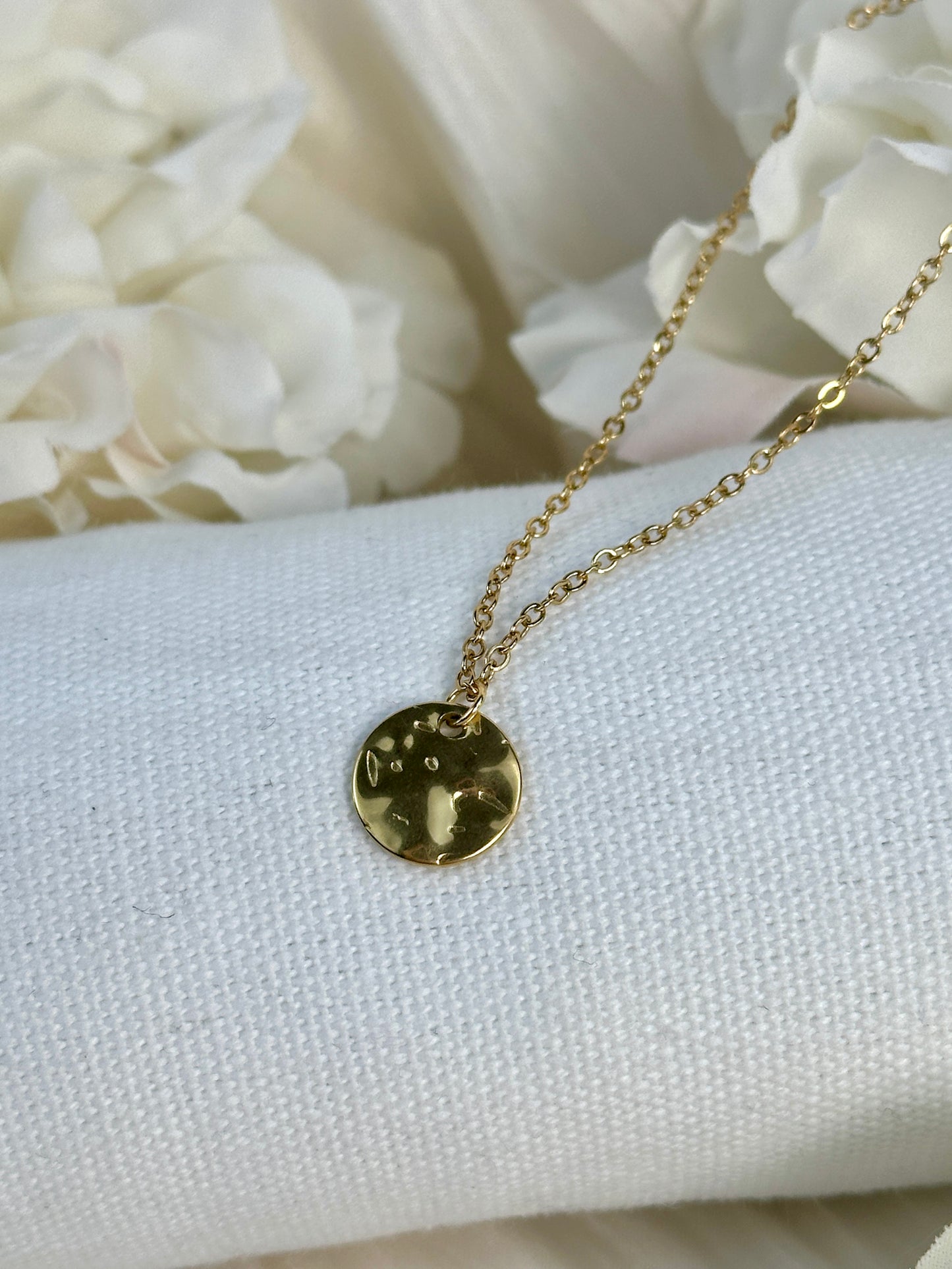 Gold Plättchen Kette VRi24