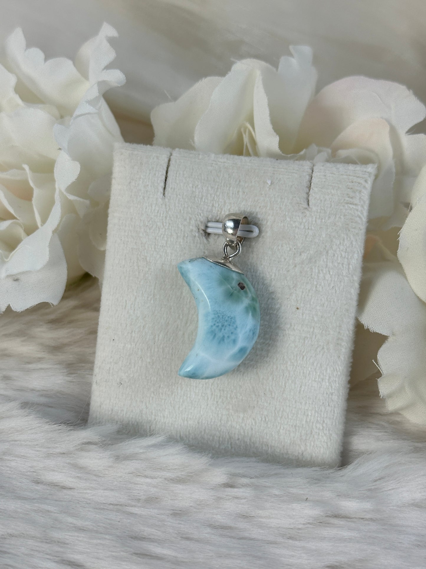 925 Silber Larimar Mond CH49