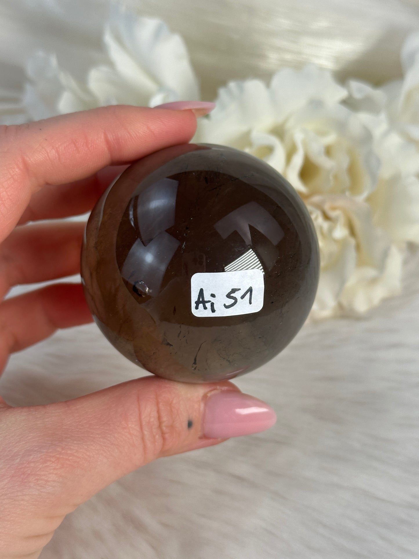 Rauchquarz Kugel Ai51