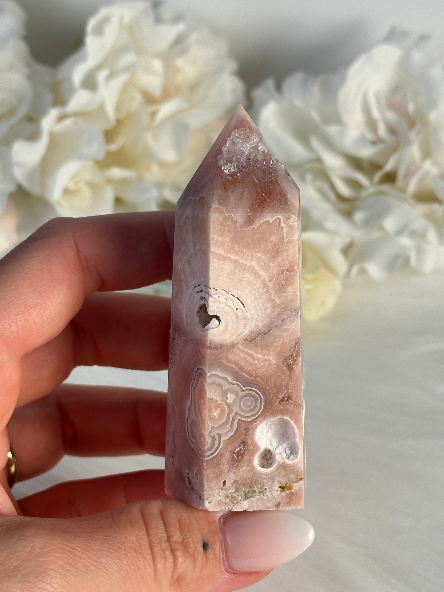 HQ Pinker Amethyst Turm HP38