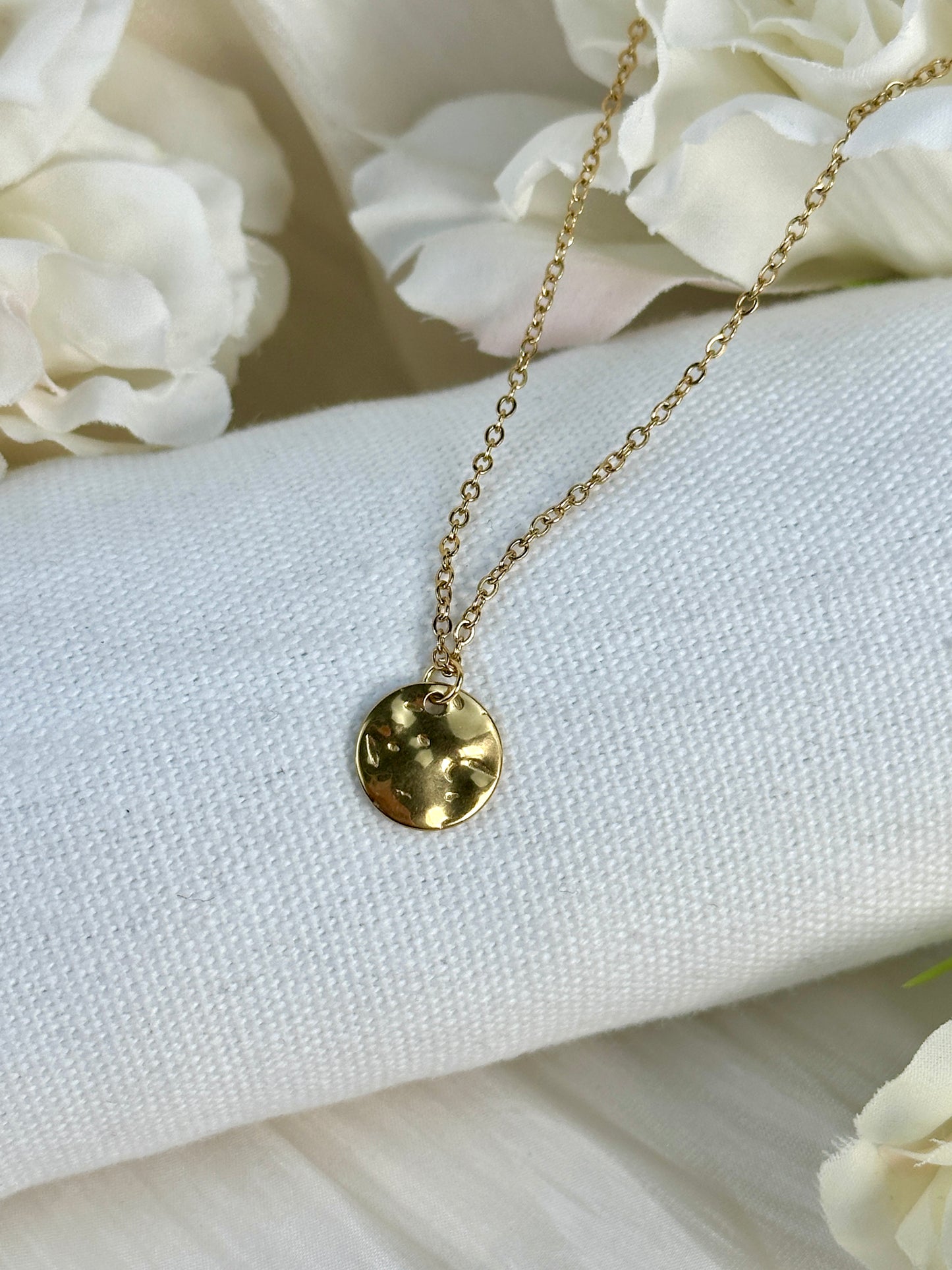 Gold Plättchen Kette VRi24