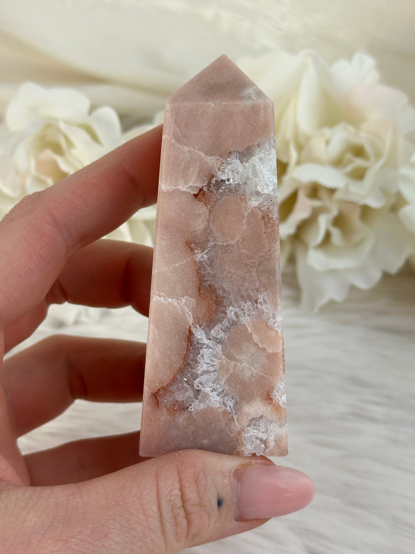 Pinker Amethyst Turm TX38