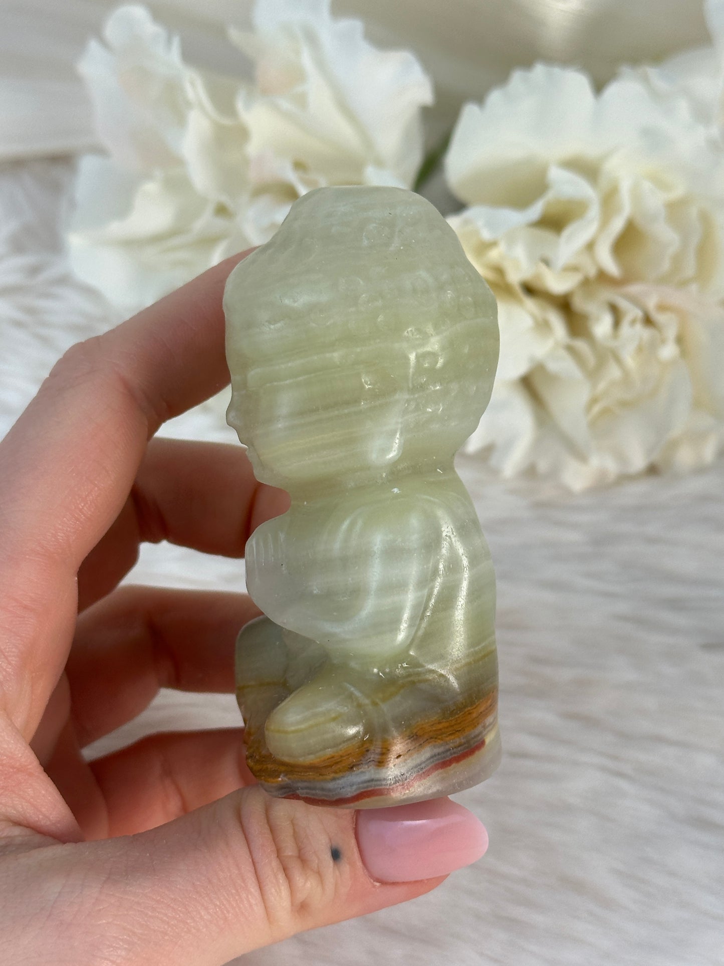 Grüner Onyx Buddha GU28