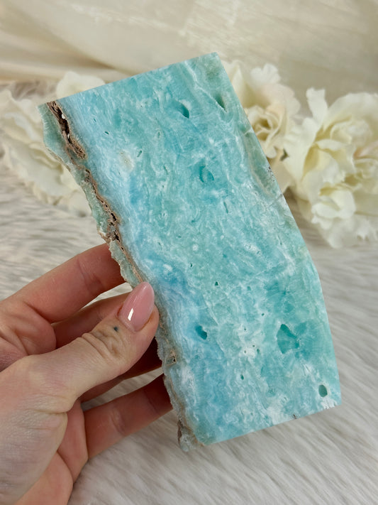 Blaue Calcit Platte UL39