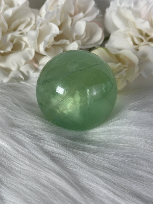 Grüne Fluorit Kugel F48