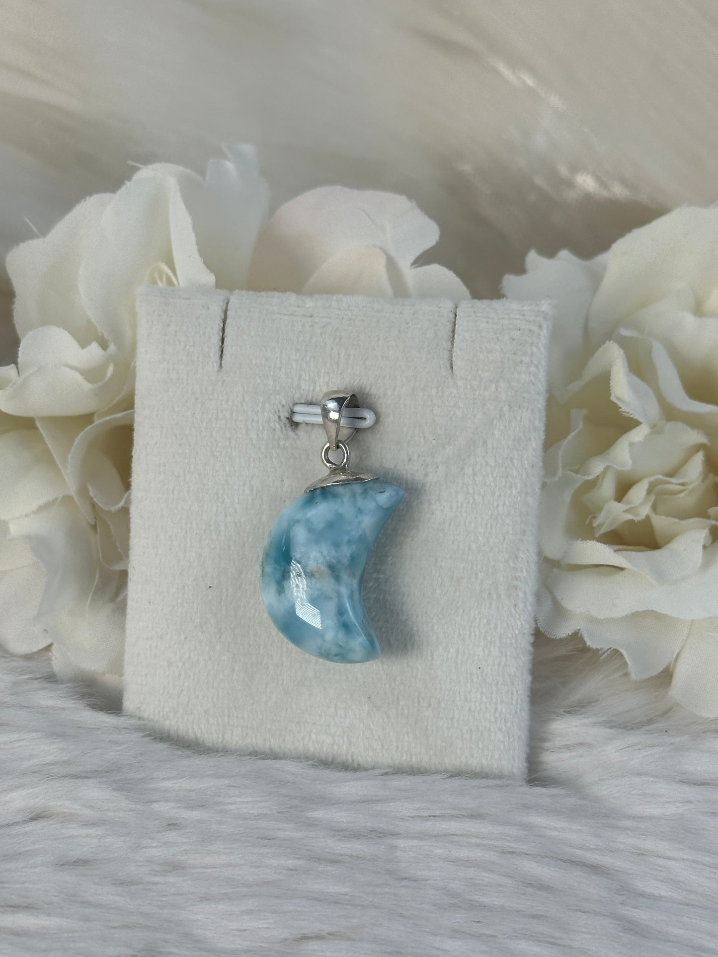 925 Silber Larimar Mond NH58