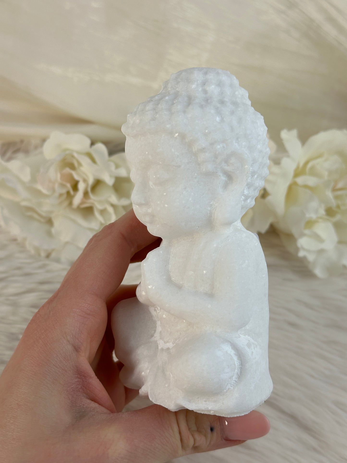 Milchquarz Buddha JK65