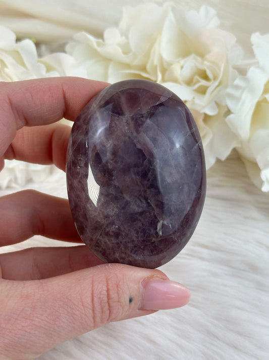 HQ Lavendel Rosenquarz Handsteine F42