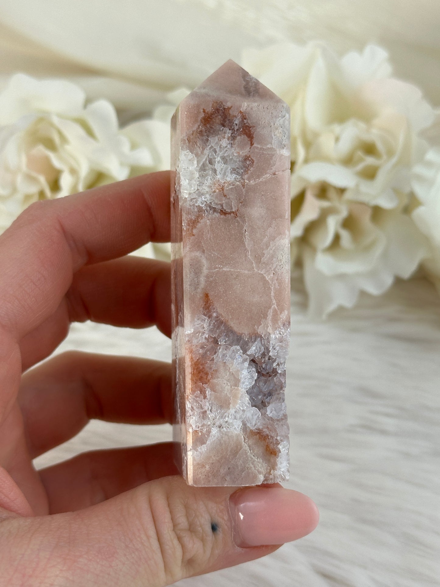 Pinker Amethyst Turm TX38