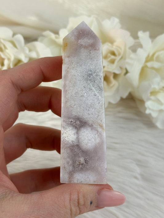Pinker Amethyst Turm C17