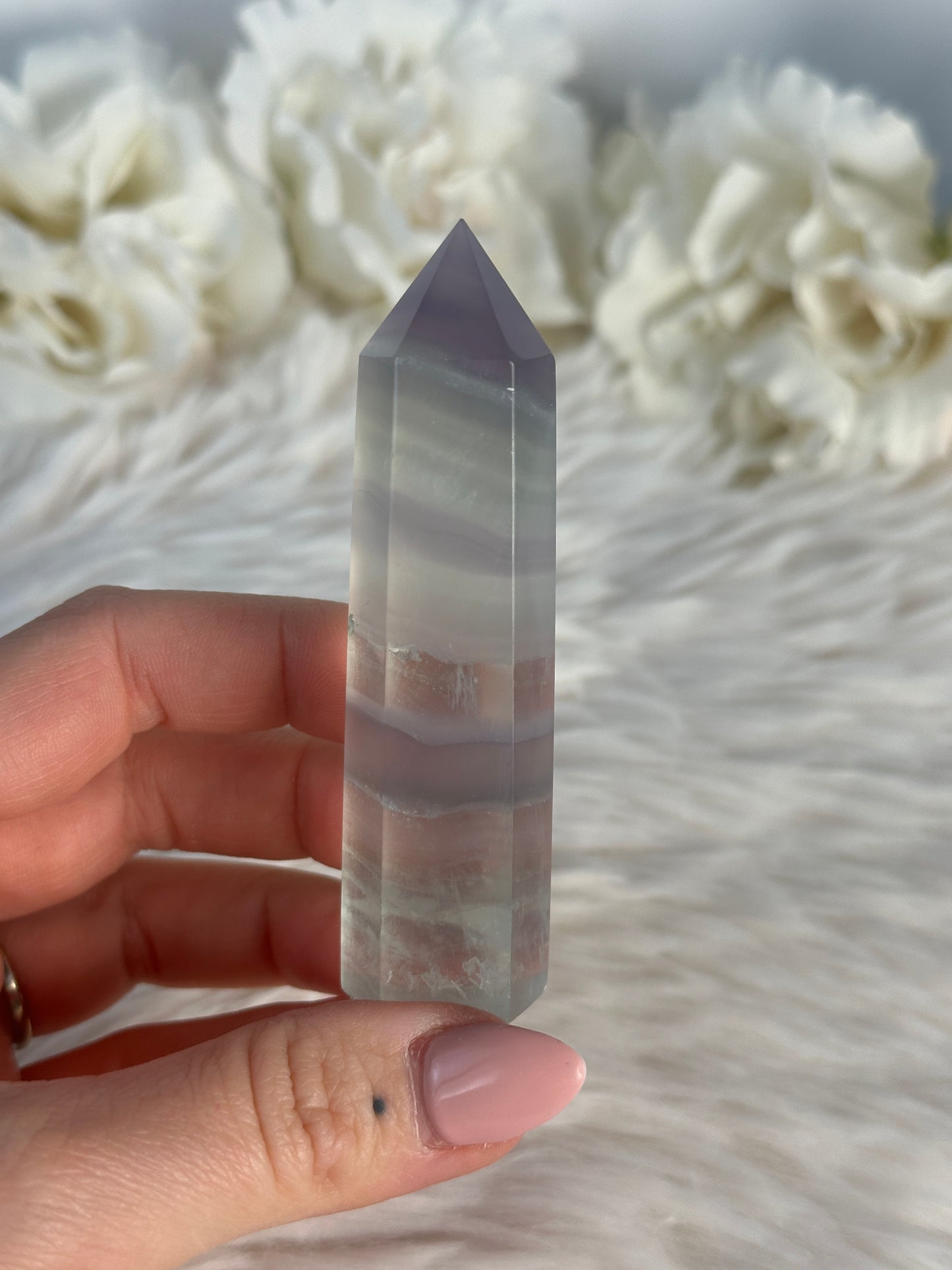 Lavendel Fluorit Turm L13,6