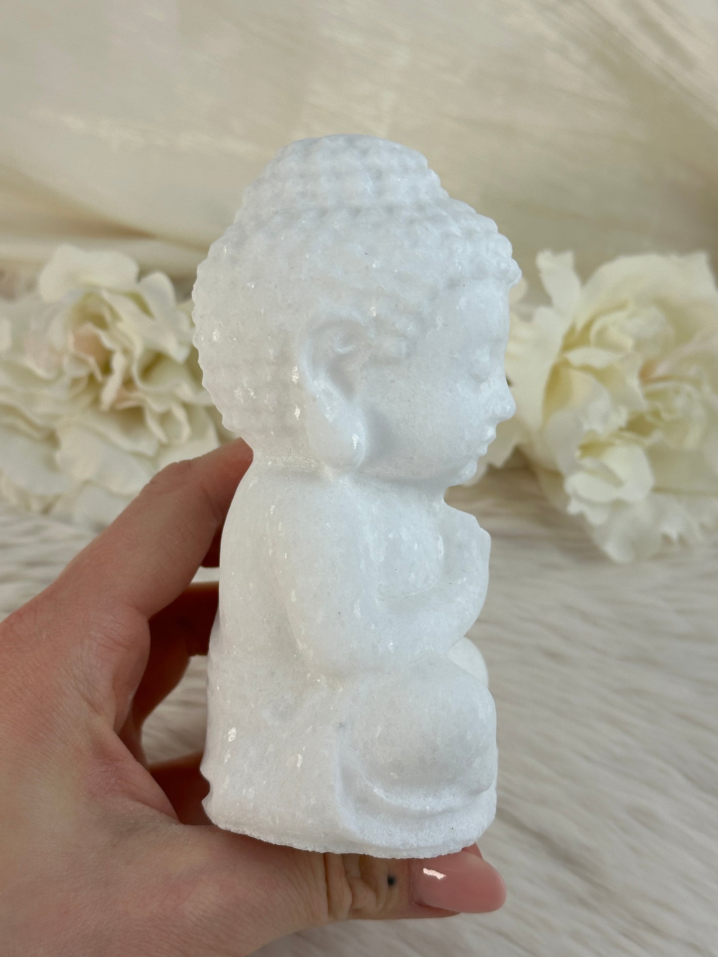 Milchquarz Buddha FK65