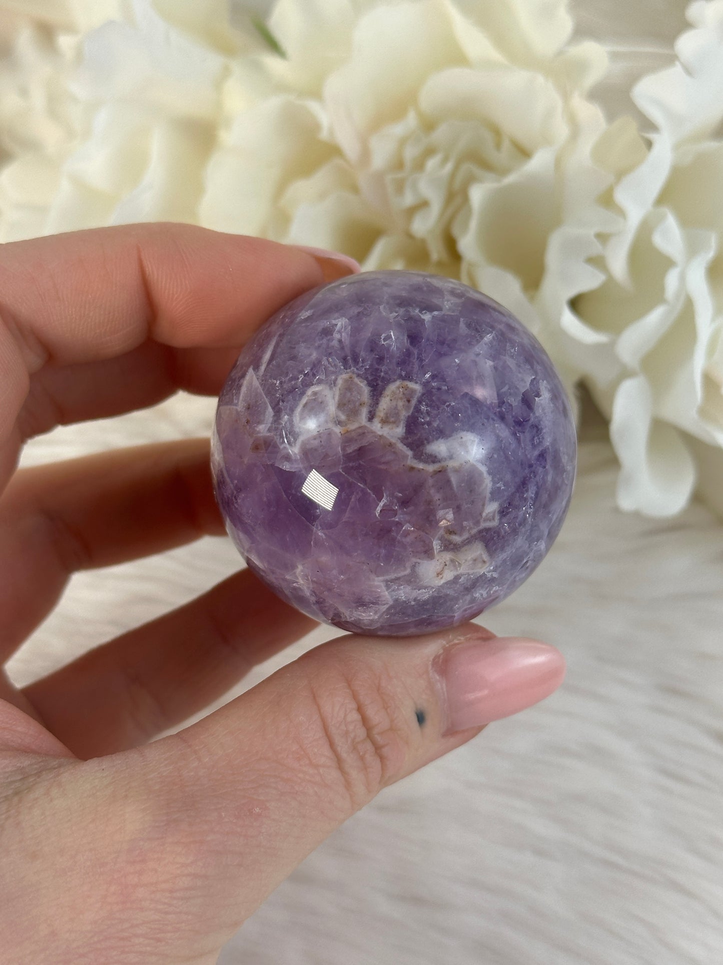 Amethyst x Achat Kugel X32,5