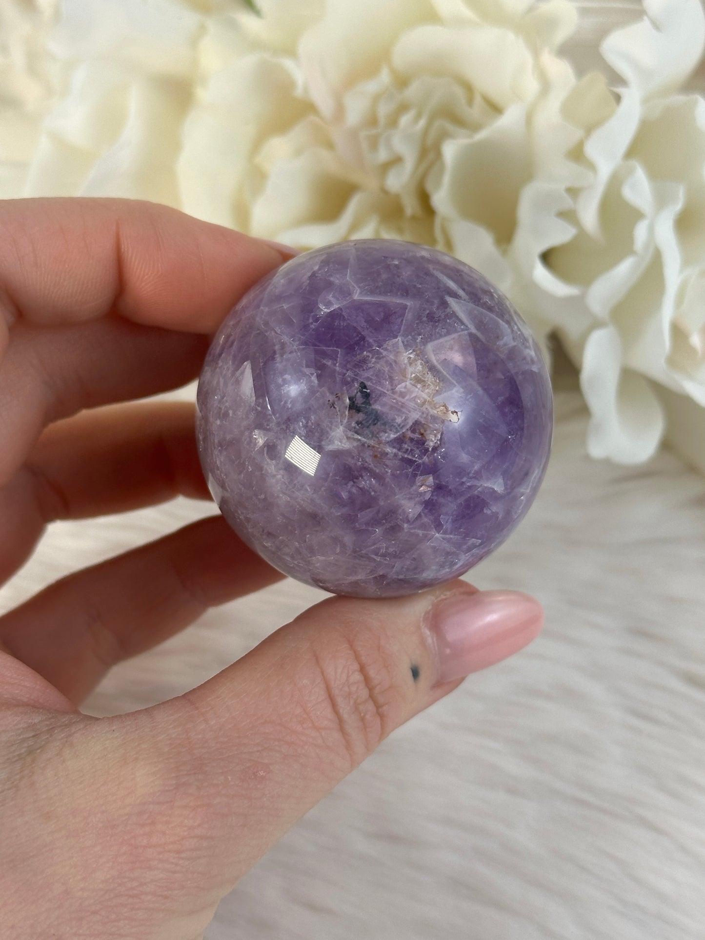 Amethyst x Achat Kugel X32,5