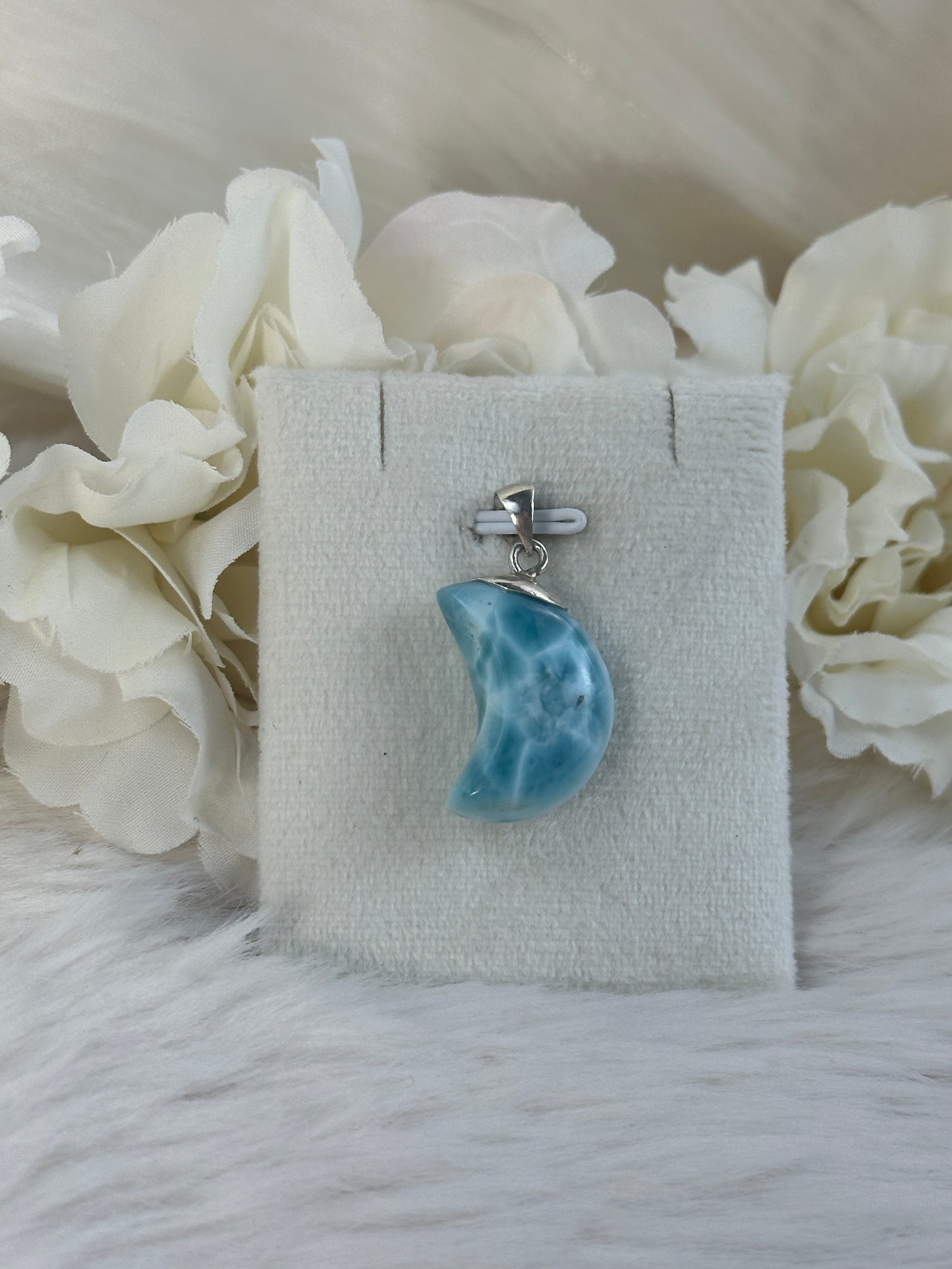 925 Silber Larimar Mond NH58