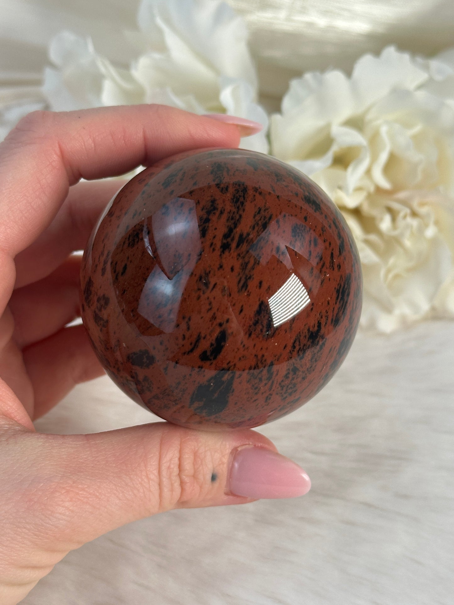 Mahagoni Obsidian Kugel MO24