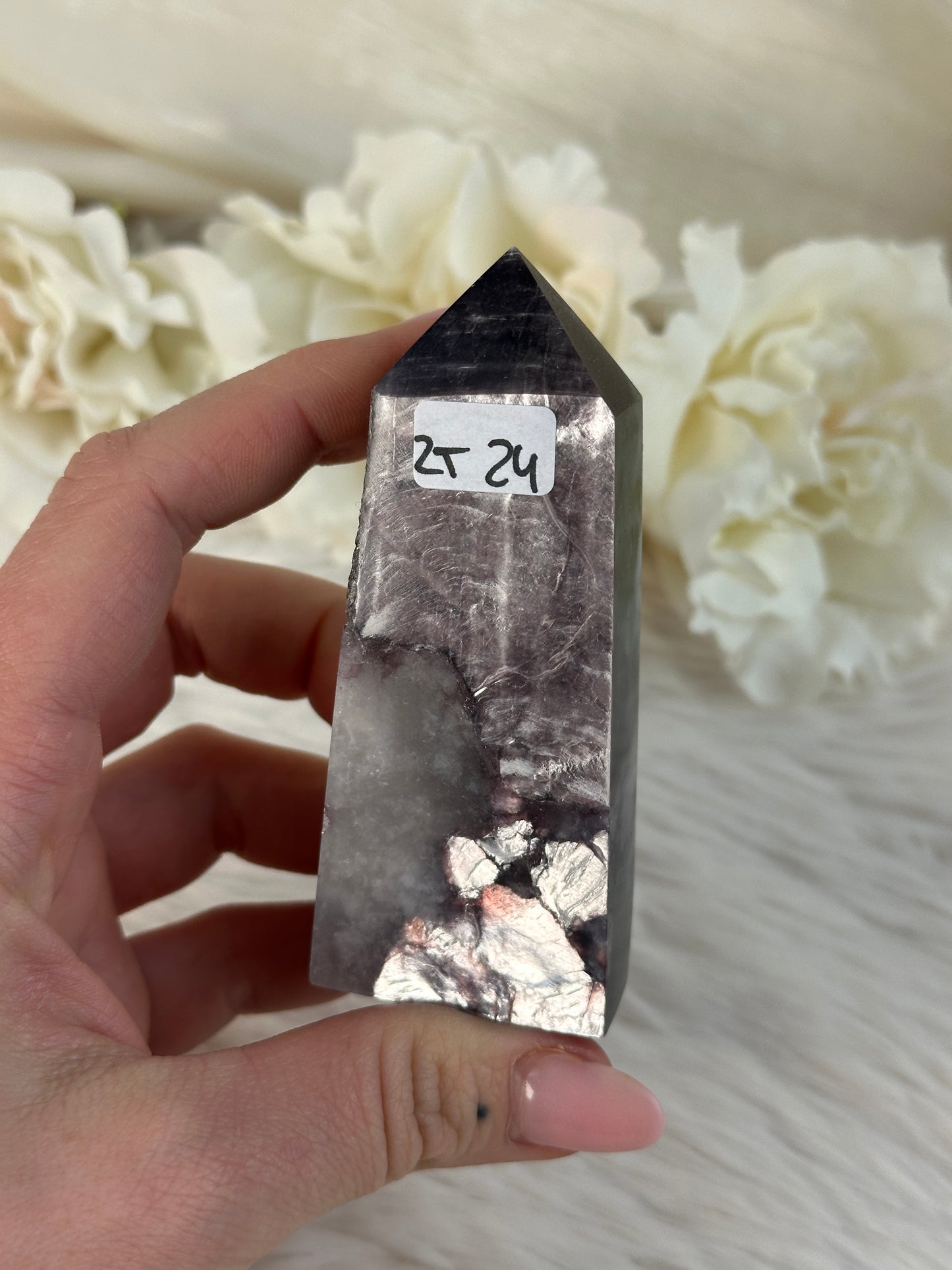 Gem Lepidolith Turm ZT24