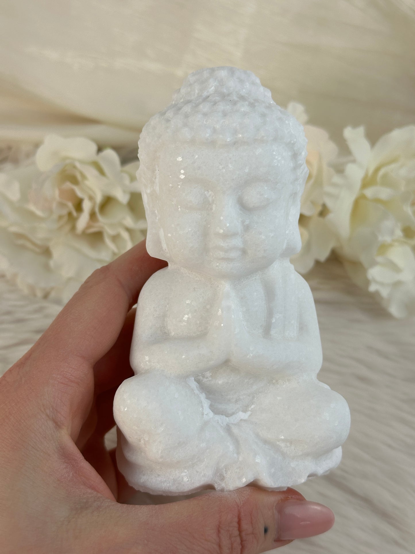 Milchquarz Buddha JK65