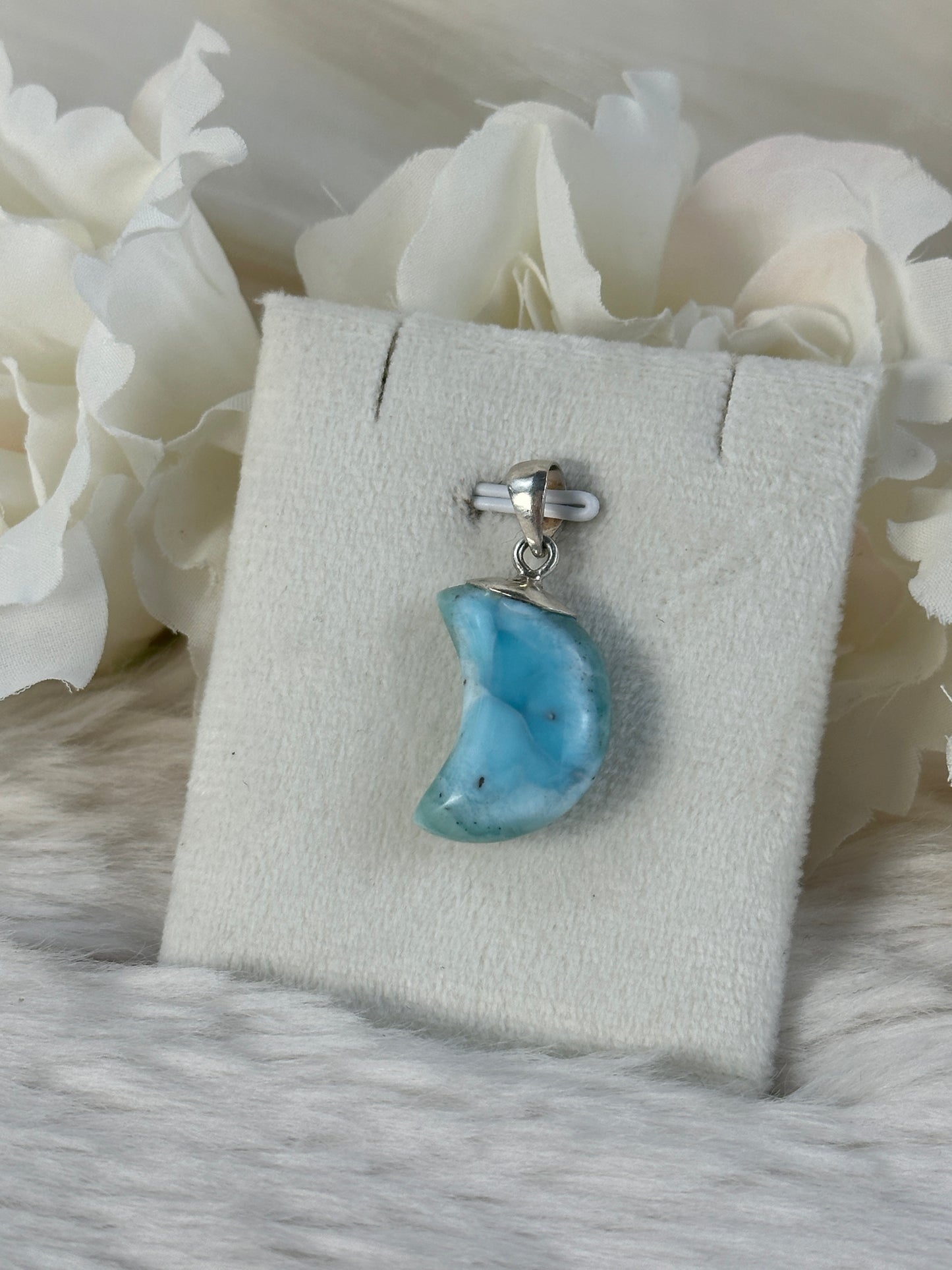 925 Silber Larimar Mond PH44