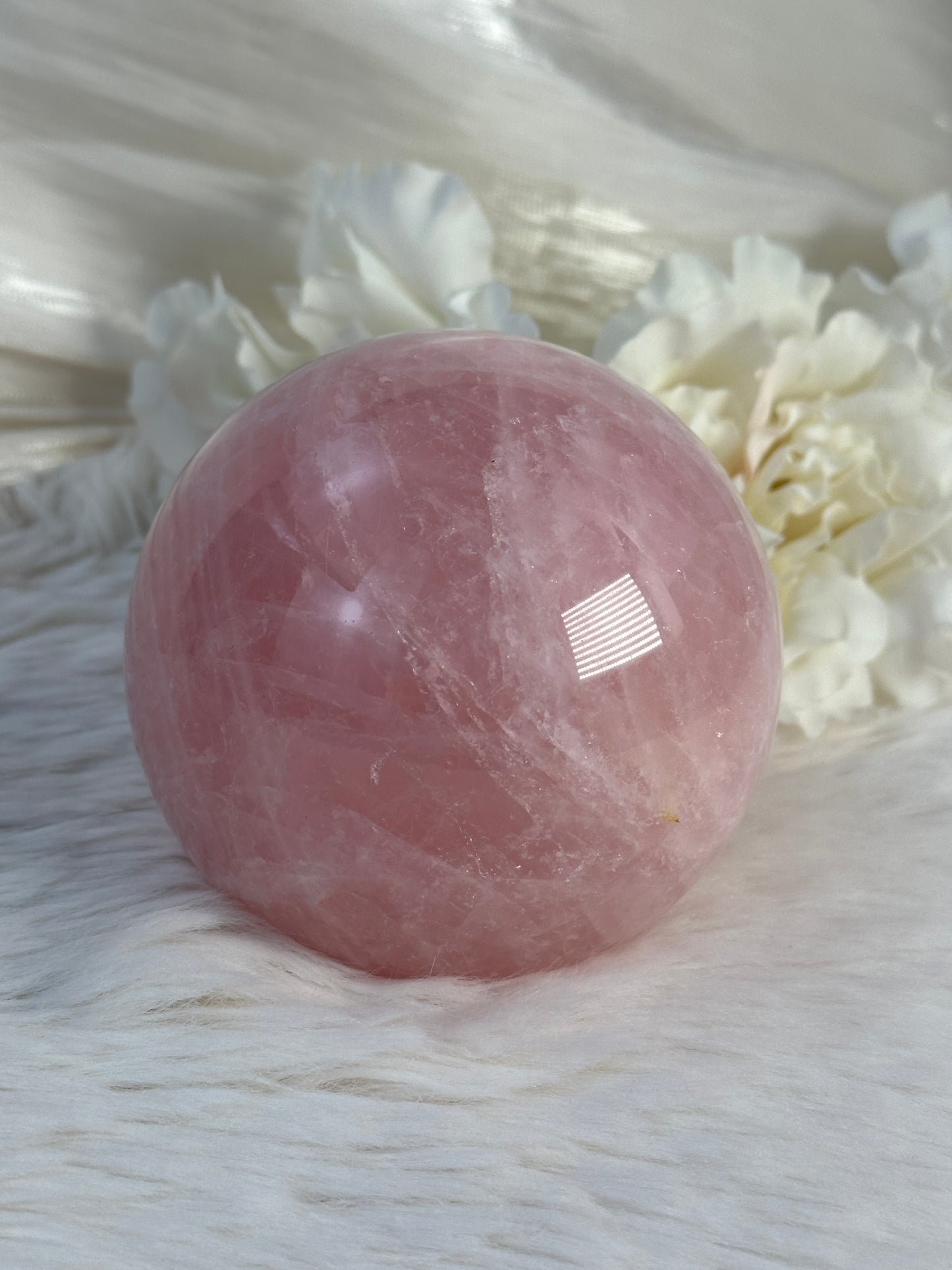 Rosenquarz Kugel R79