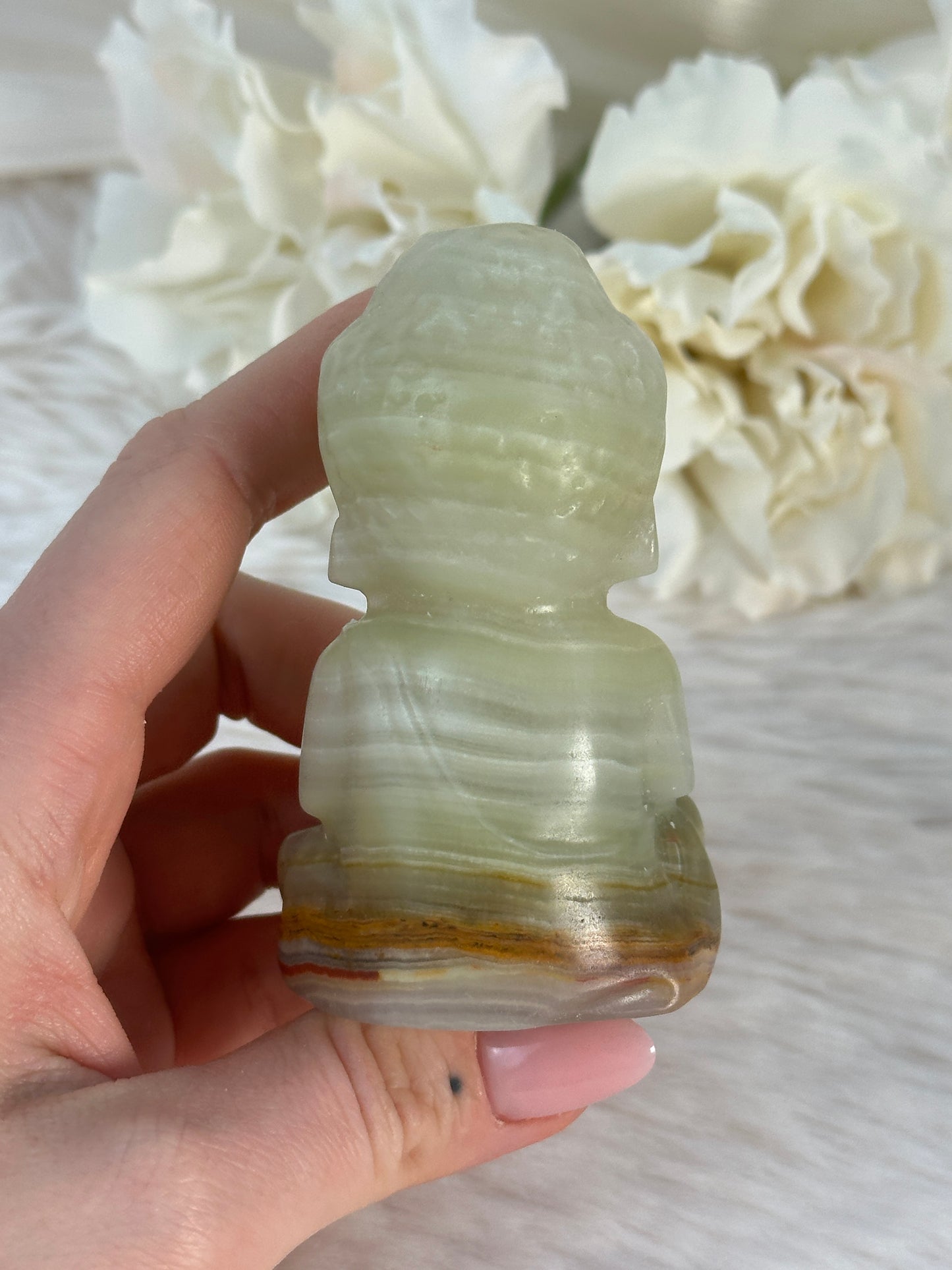Grüner Onyx Buddha GU28