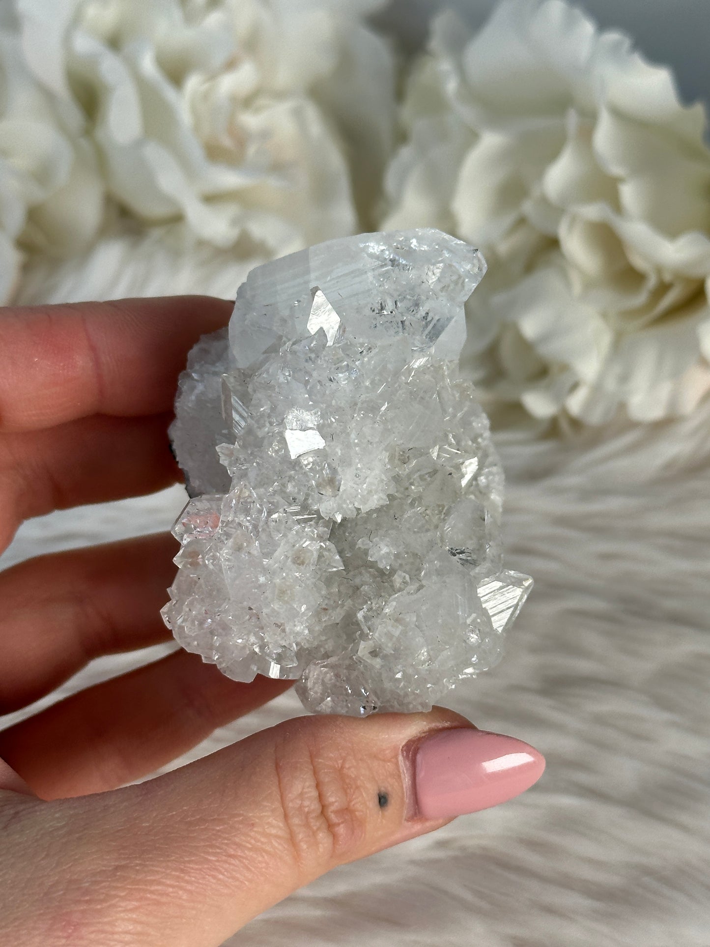 Diamant Apophyllit Cluster EU68