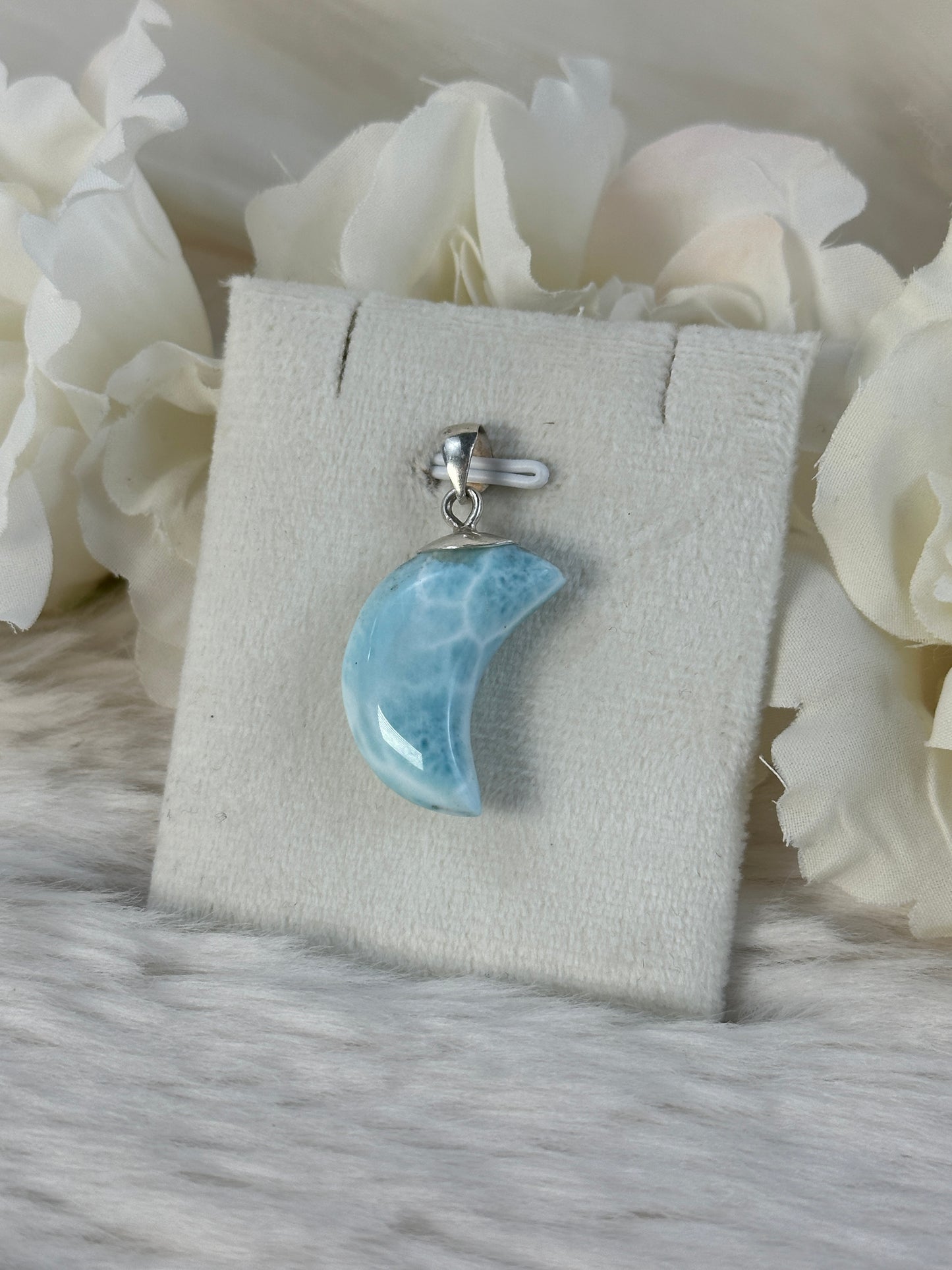 925 Silber Larimar Mond CH49