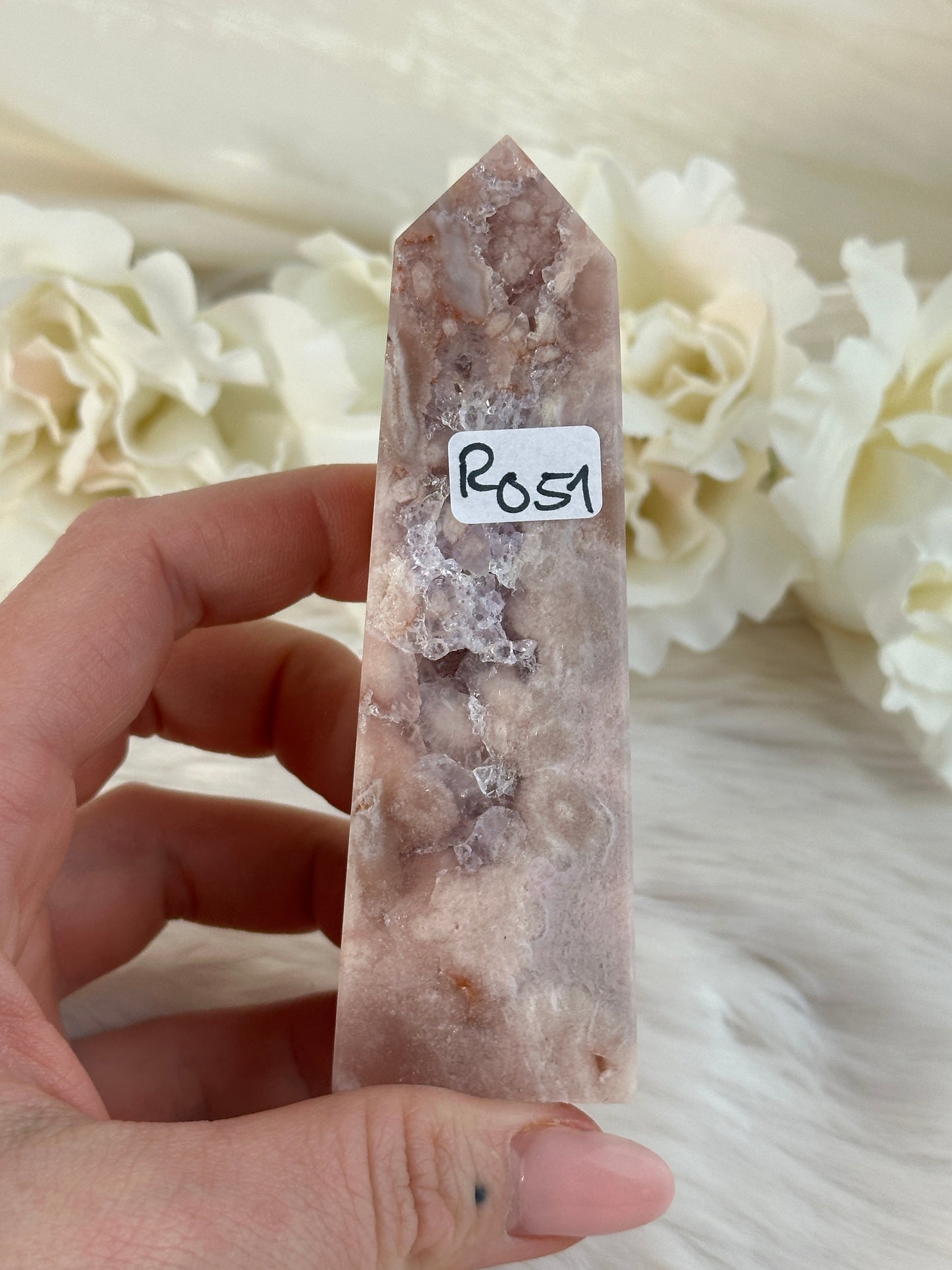 Pinker Amethyst Turm RO51