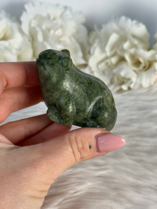 Grüner Jade Frosch Wi22