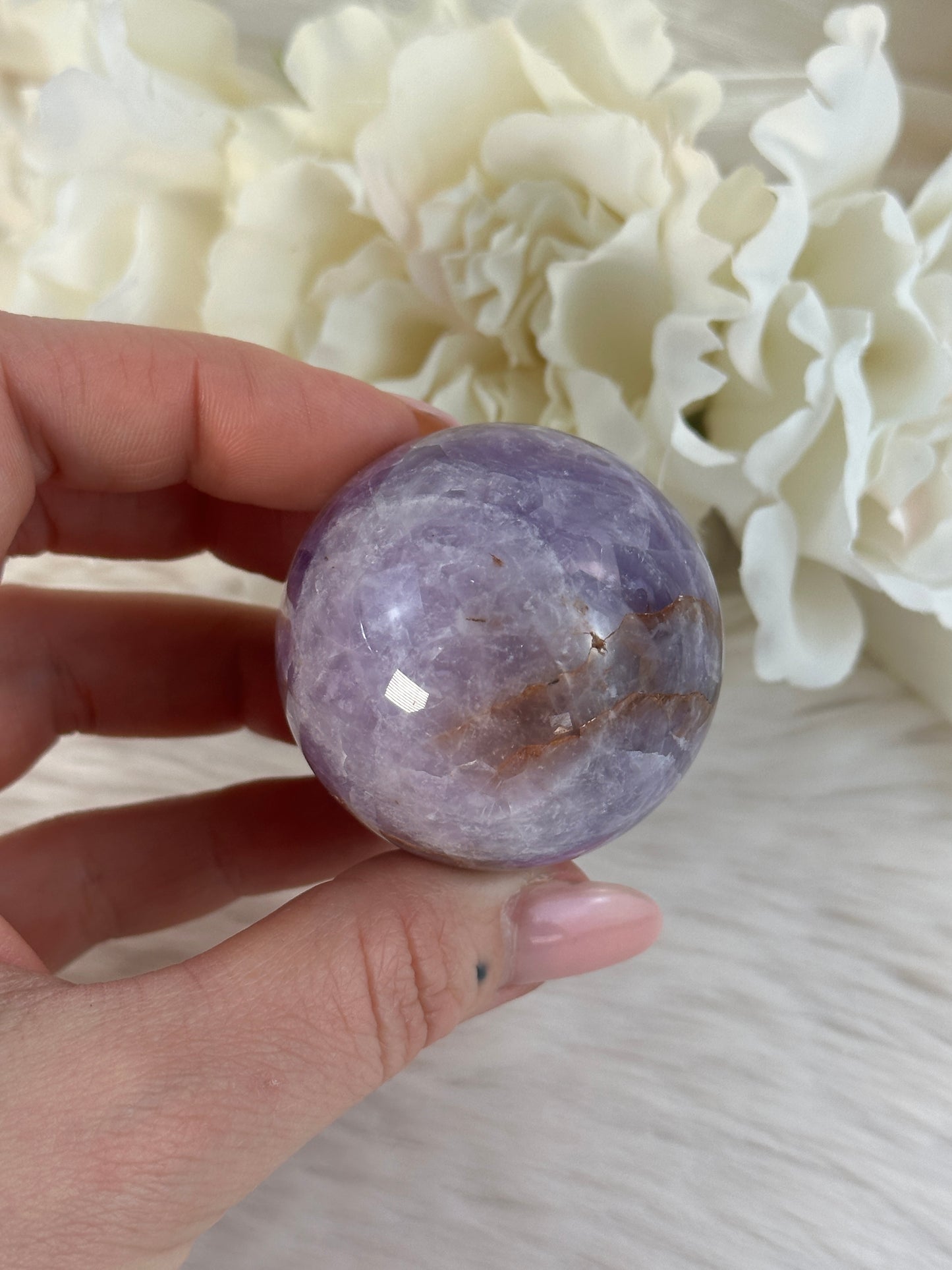 Amethyst x Achat Kugel JS27