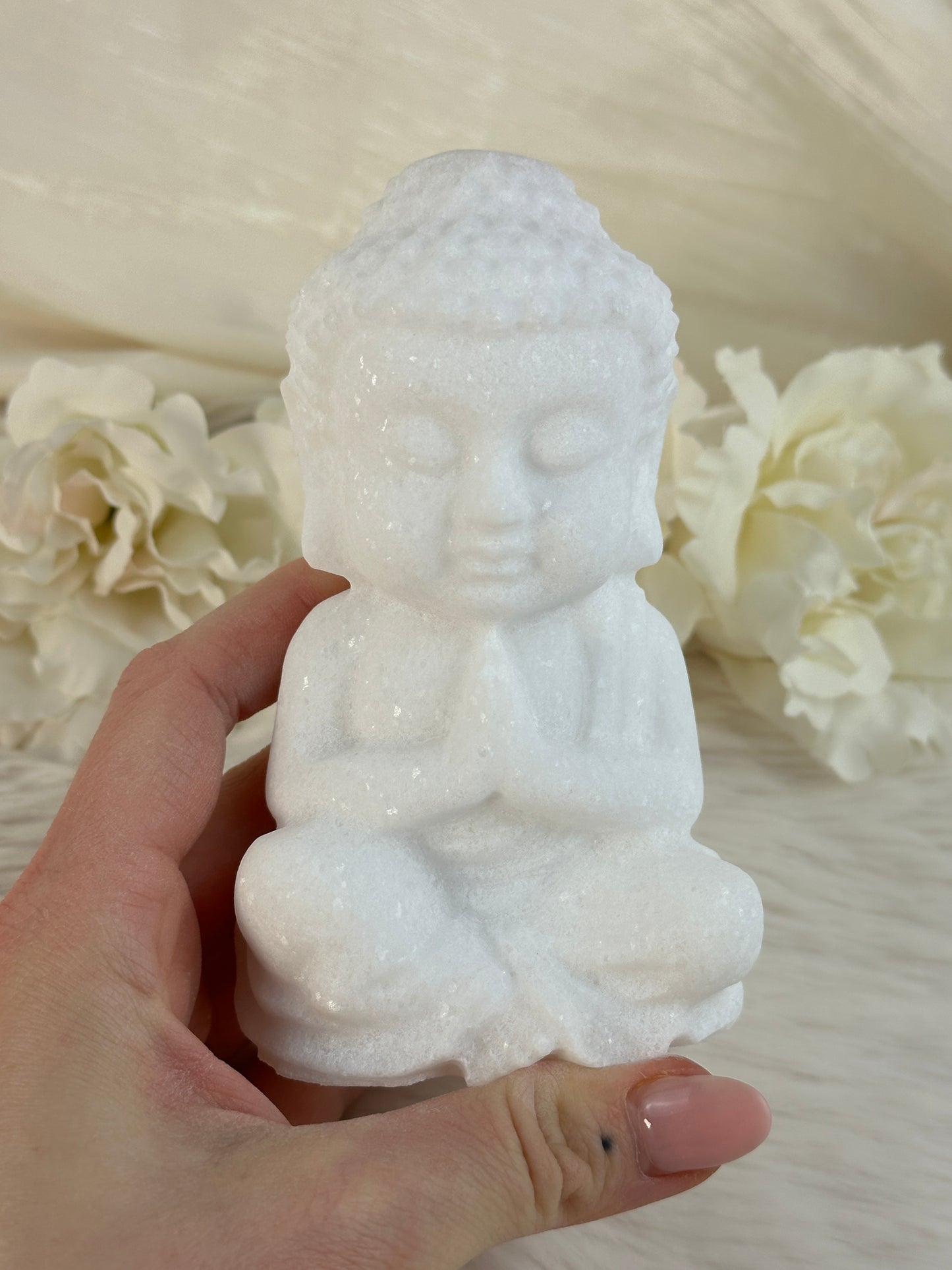 Milchquarz Buddha HK65