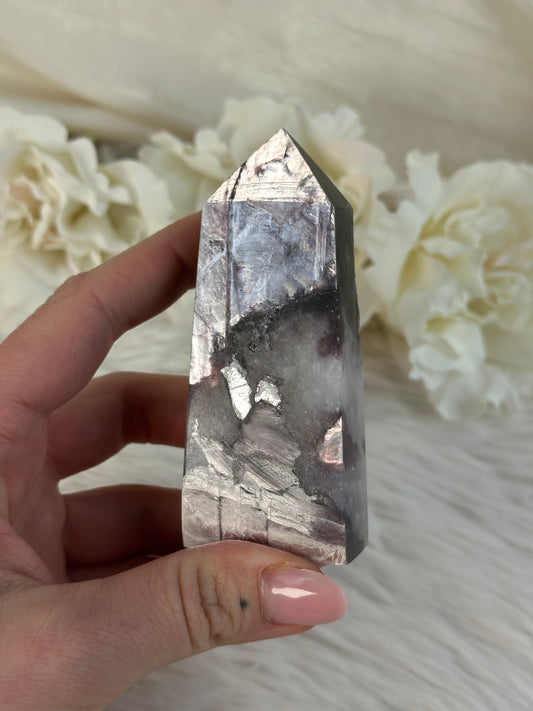 Gem Lepidolith Turm ZT24