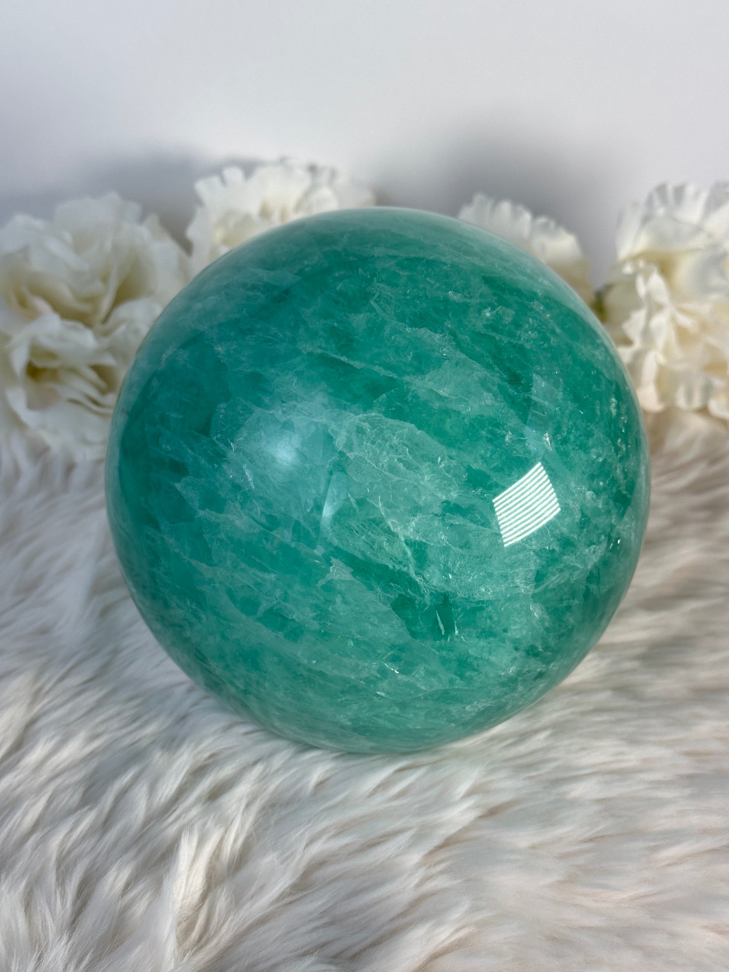 XL Grüne Fluorit Kugel A264